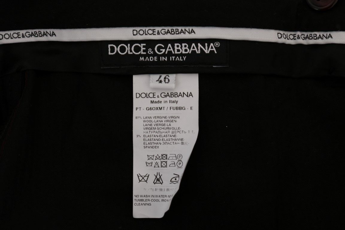 Wool Stretch Formal Men's Pants - Dolce & Gabbana - Modalova