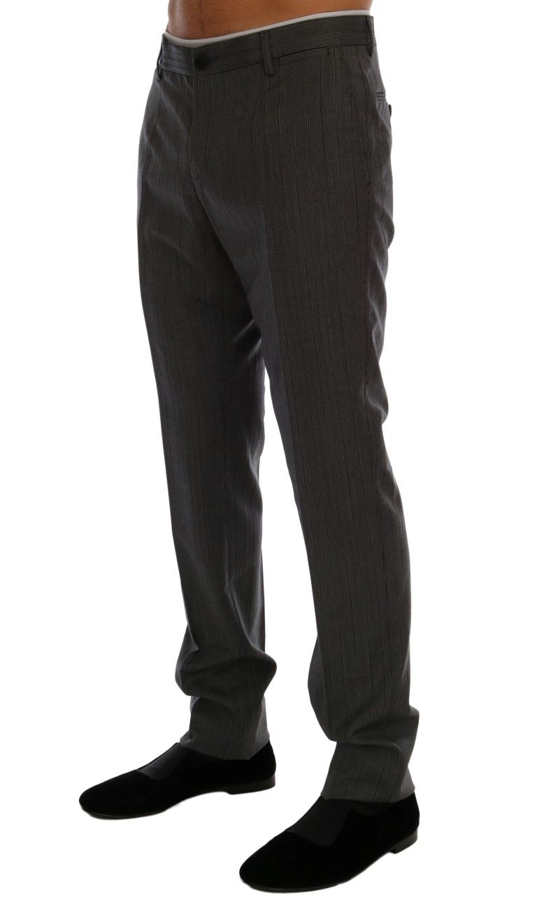 Wool Striped Formal Men's Pants - Dolce & Gabbana - Modalova