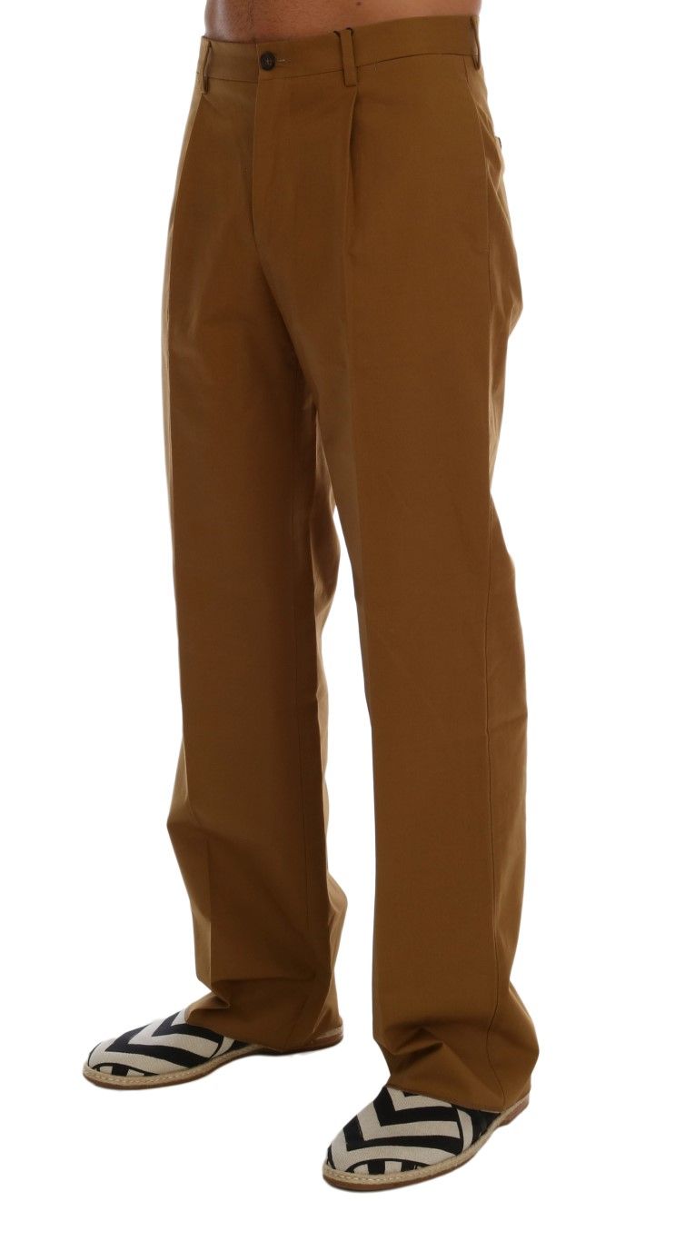 Stretch Cotton Men's Pants - Dolce & Gabbana - Modalova