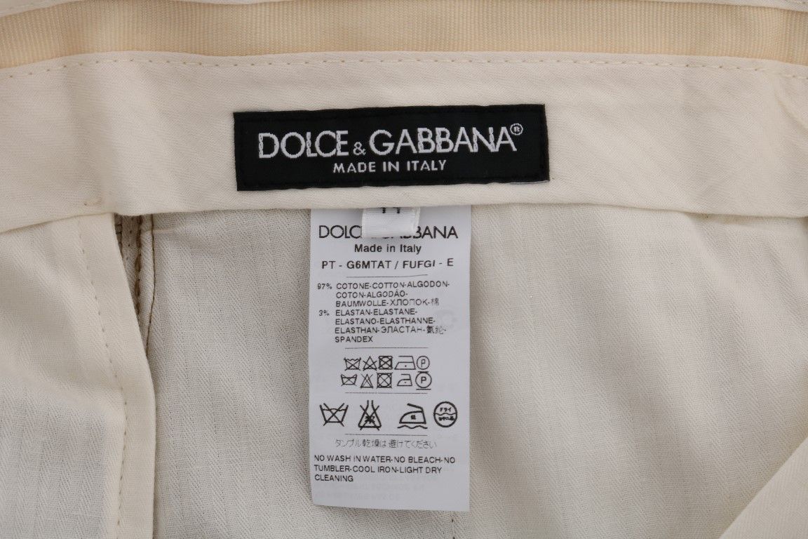 Stretch Cotton Men's Pants - Dolce & Gabbana - Modalova