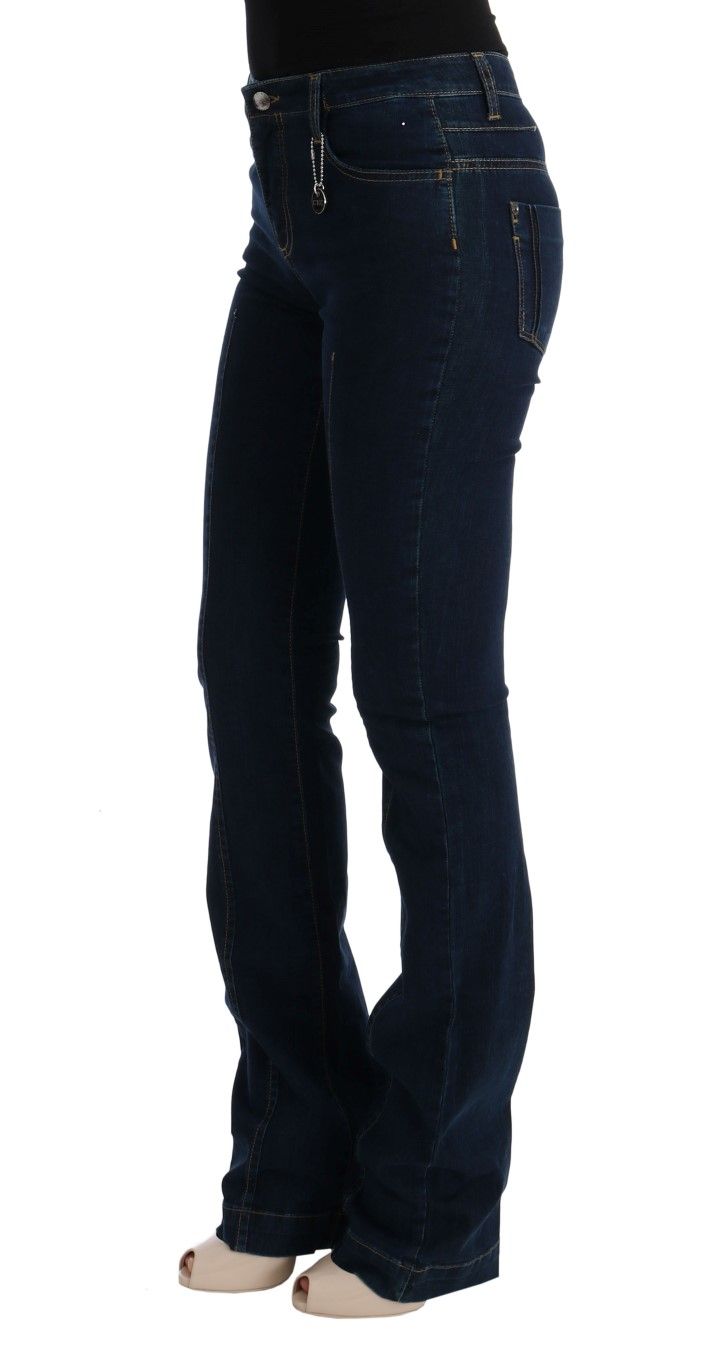 Cotton Bootcut Flared Women's Jeans - Costume National - Modalova