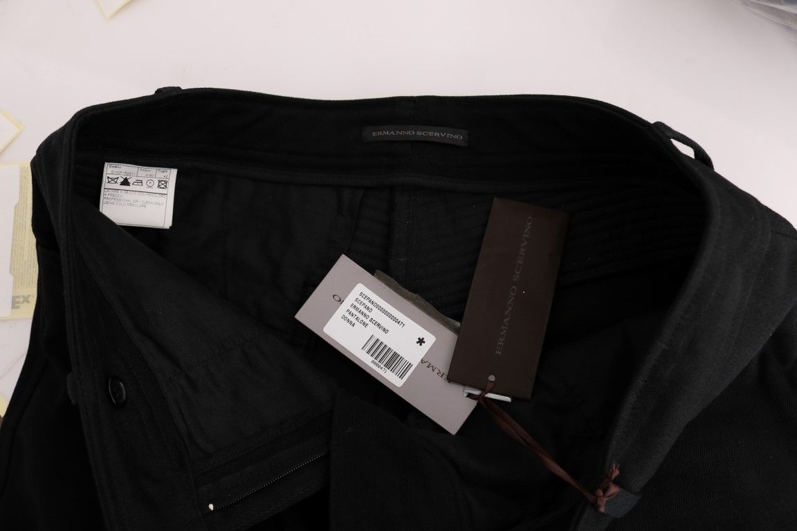 Cotton Slim Fit Casual Women's Pants - Ermanno Scervino - Modalova