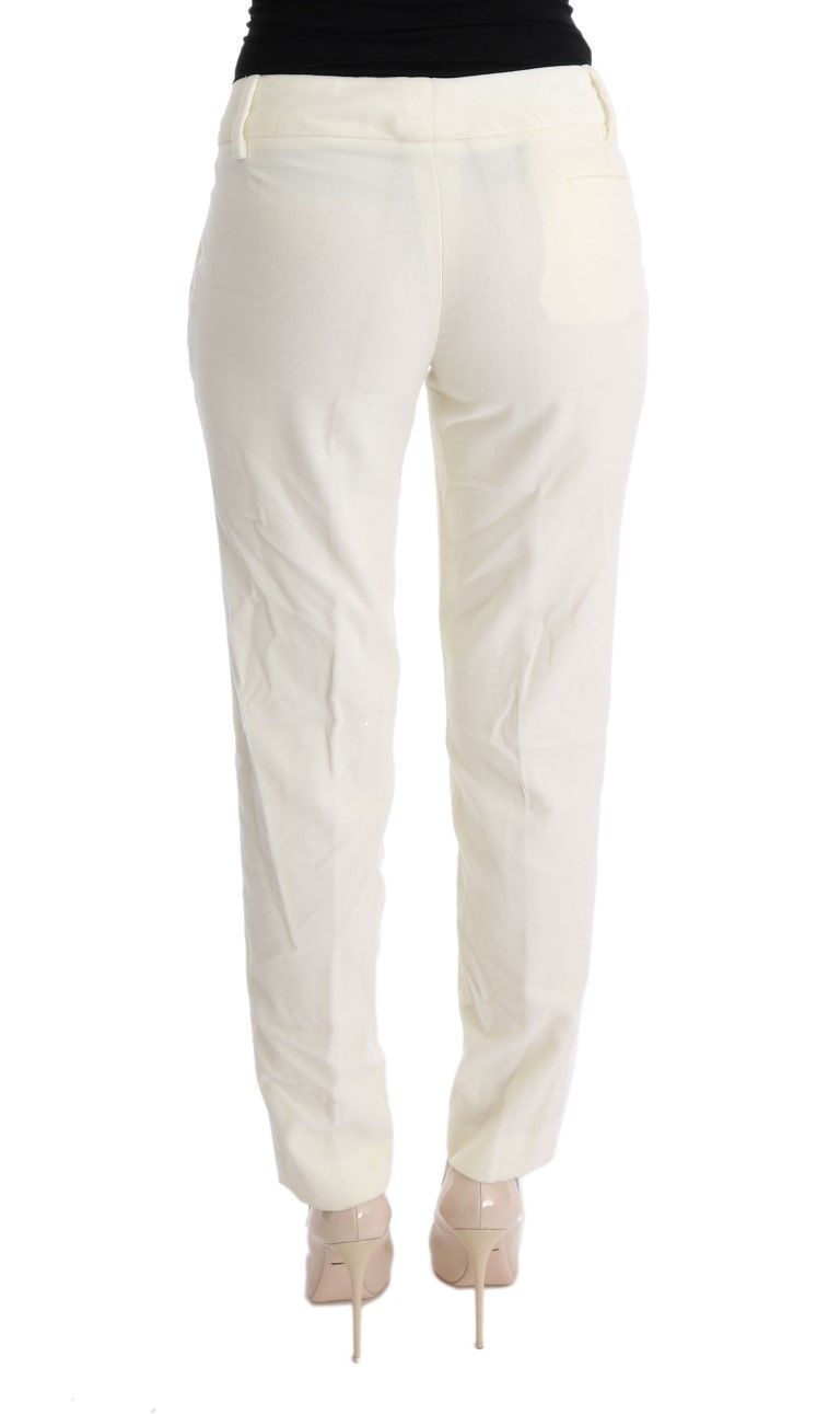 Cotton Regular Fit Casual Women's Pants - Ermanno Scervino - Modalova