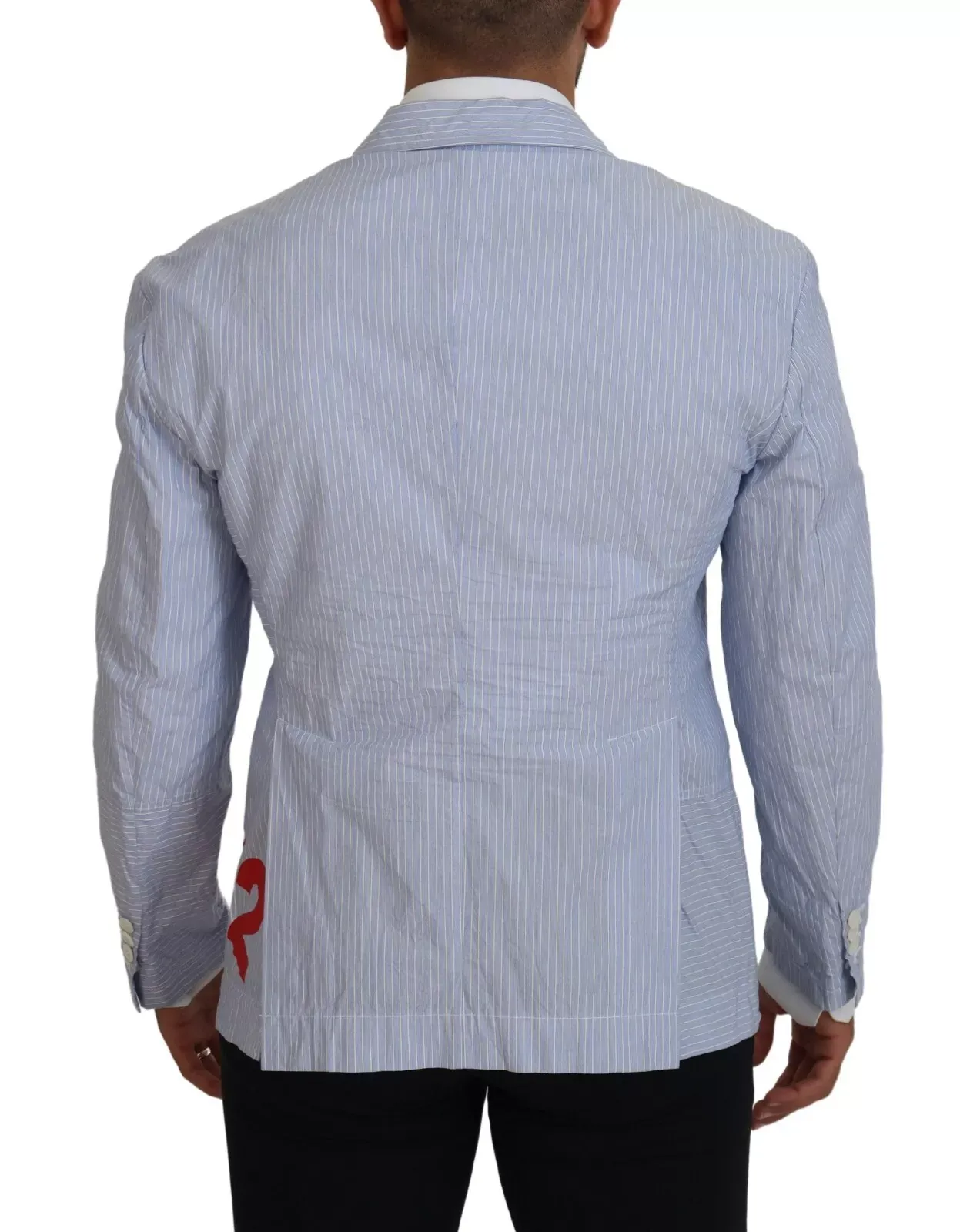 Striped Single Breasted Formal Coat Men's Blazer (Pre-Owned) - Dsquared² - Modalova