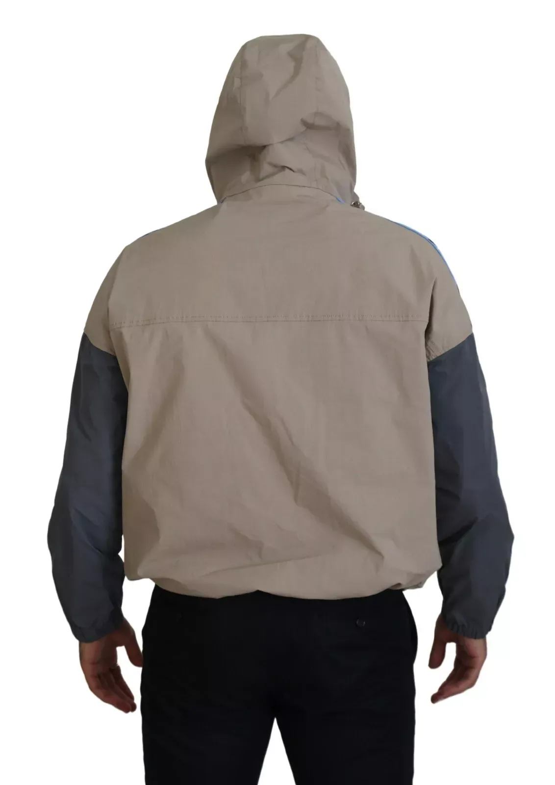 Gray Sleeves Hooded Full Zip Men's Jacket (Pre-Owned) - Dsquared² - Modalova