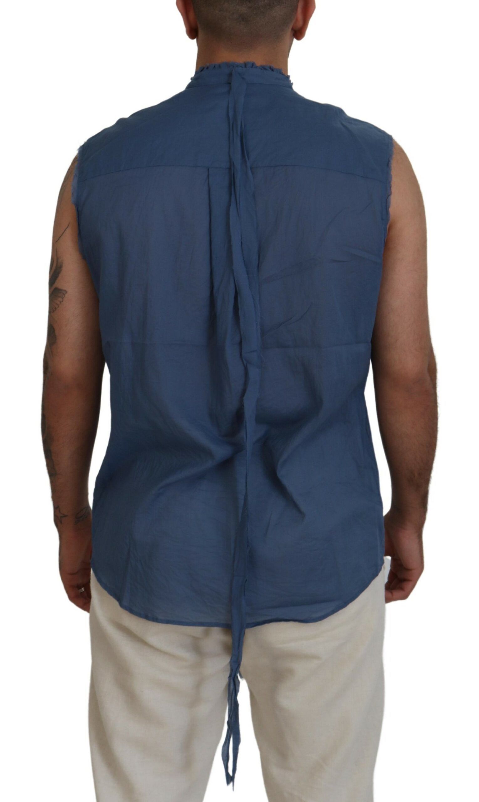 Cotton Chain Embellishment Sleeveless Men's Shirt (Pre-Owned) - Dsquared² - Modalova
