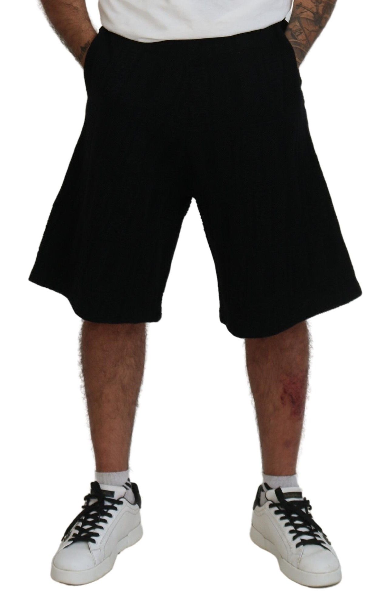 Solid Pull On Men Casual Bermuda Men's Shorts (Pre-Owned) - Dsquared² - Modalova