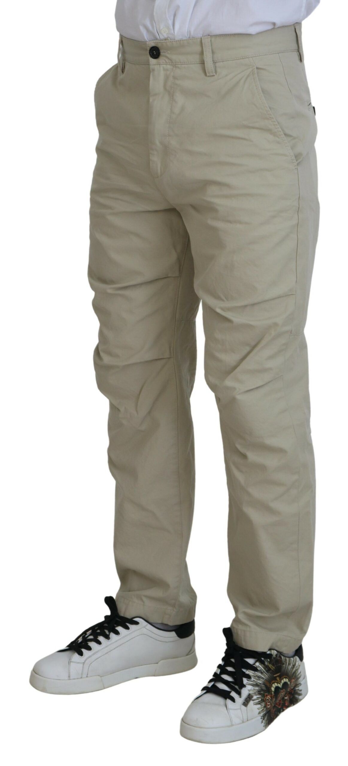 Cotton Straight Fit Men Casual Men's Pants (Pre-Owned) - Dsquared² - Modalova