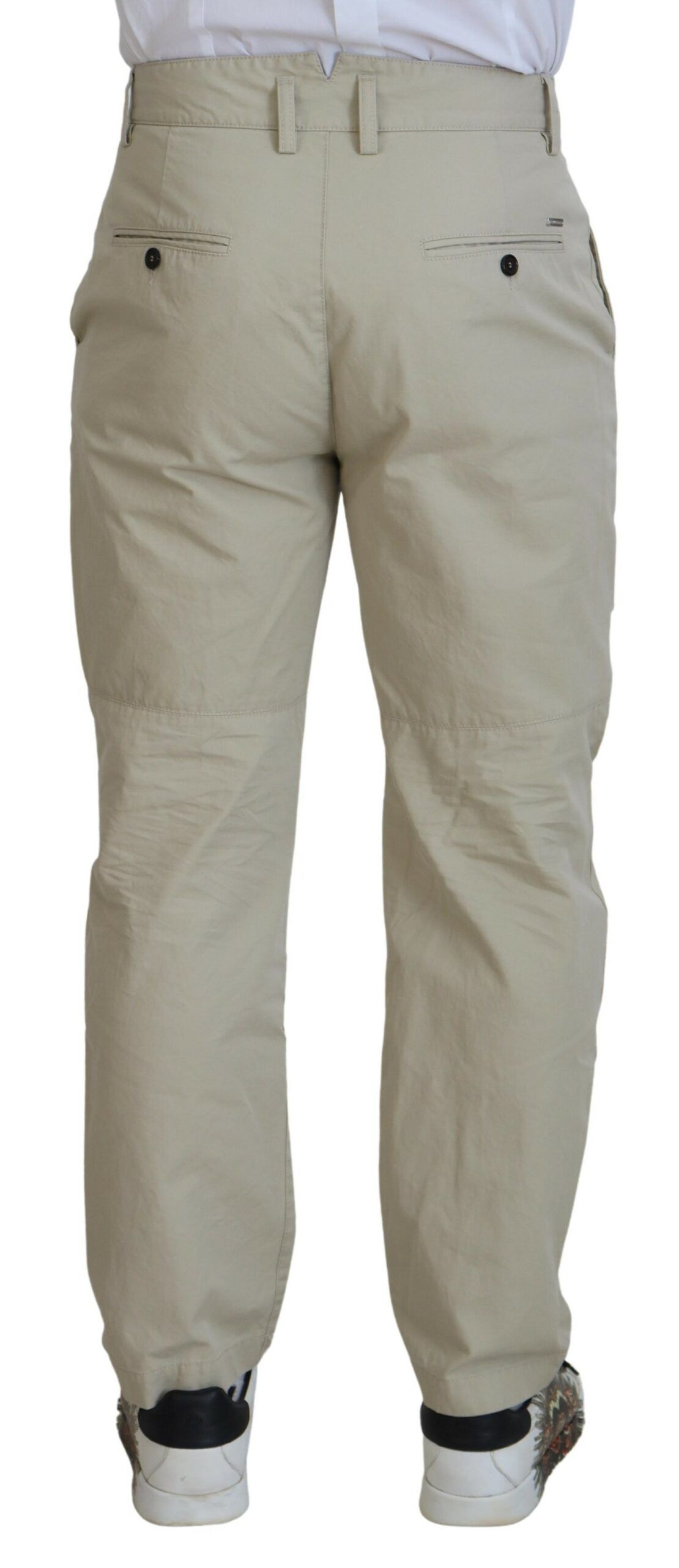 Cotton Straight Fit Men Casual Men's Pants (Pre-Owned) - Dsquared² - Modalova