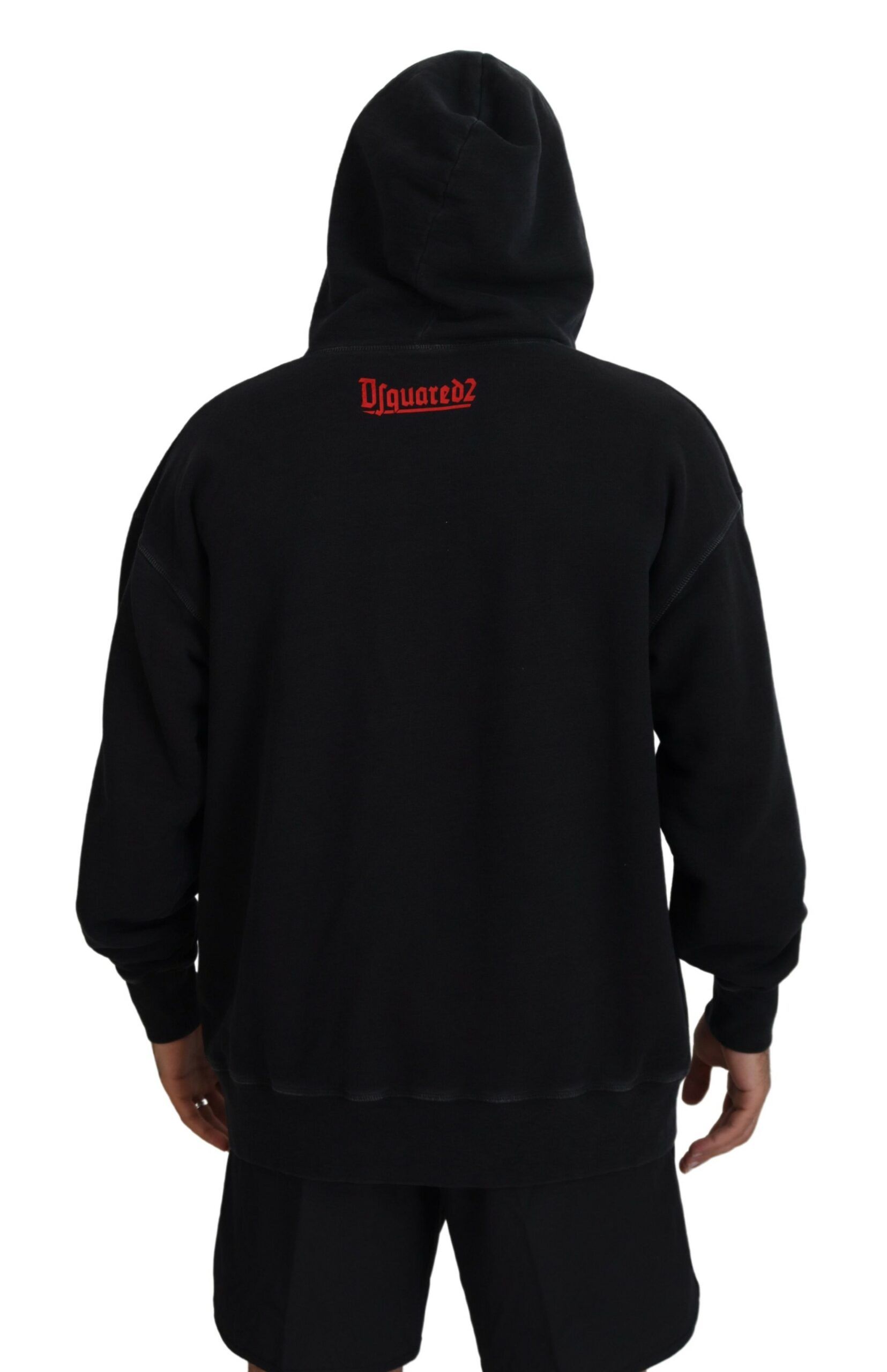 Cotton Hooded Printed Men Pullover Men's Sweater (Pre-Owned) - Dsquared² - Modalova