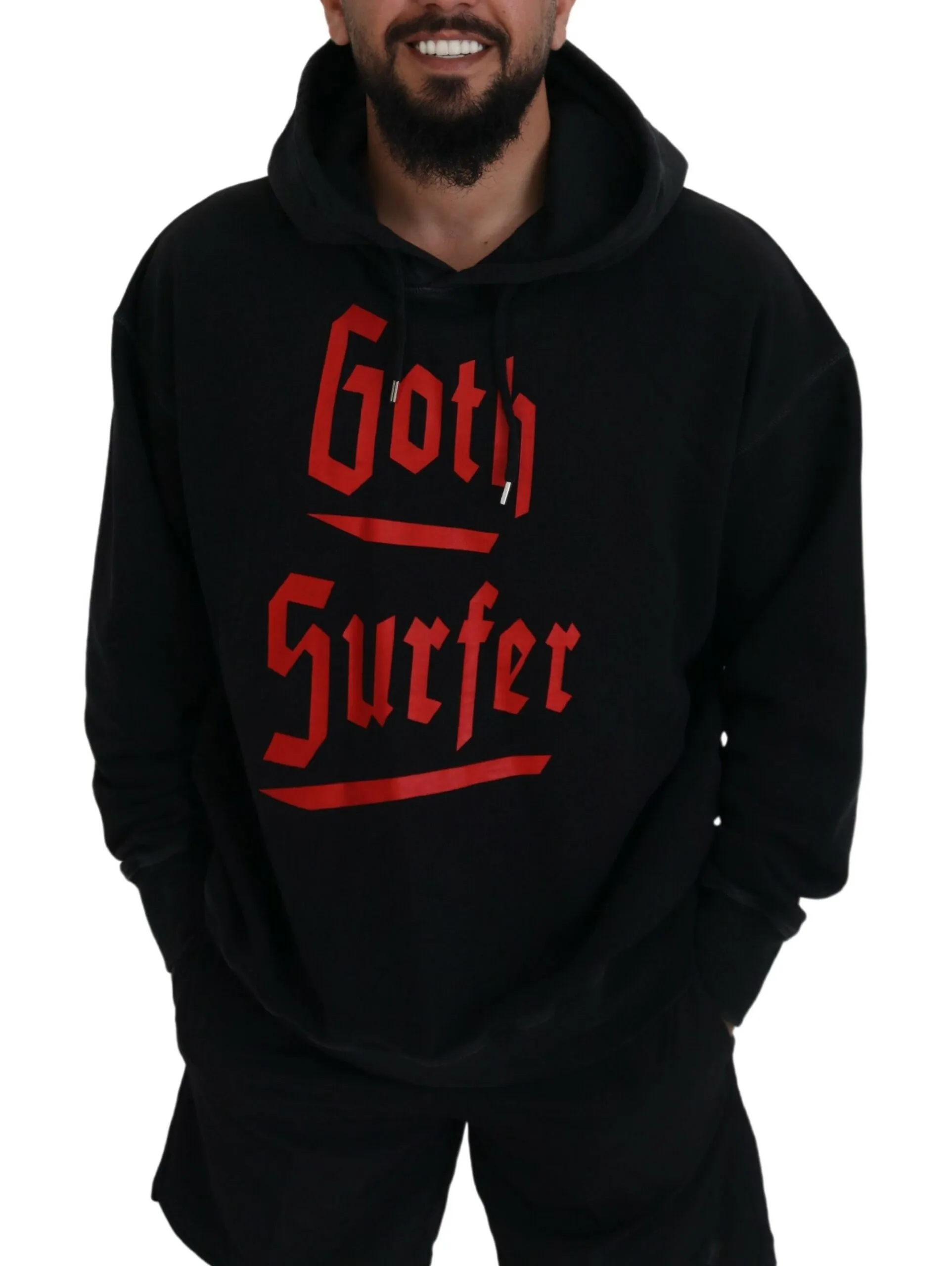 Cotton Hooded Printed Men Pullover Men's Sweater (Pre-Owned) - Dsquared² - Modalova