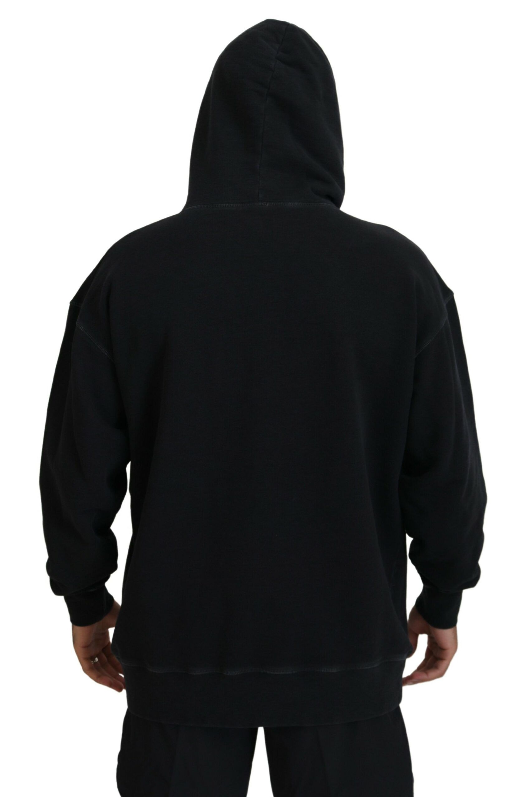Cotton Hooded Printed Men Pullover Men's Sweater (Pre-Owned) - Dsquared² - Modalova