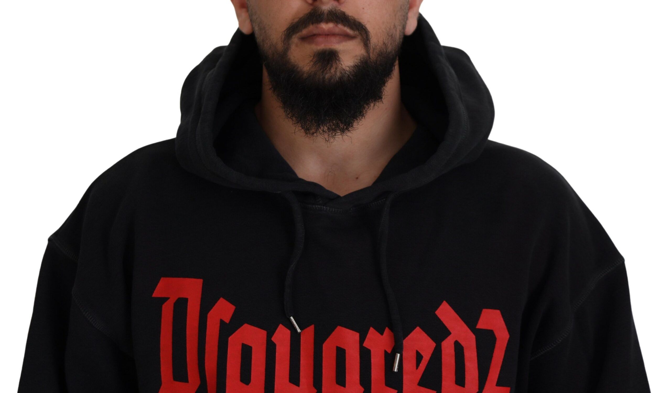 Cotton Hooded Printed Men Pullover Men's Sweater (Pre-Owned) - Dsquared² - Modalova