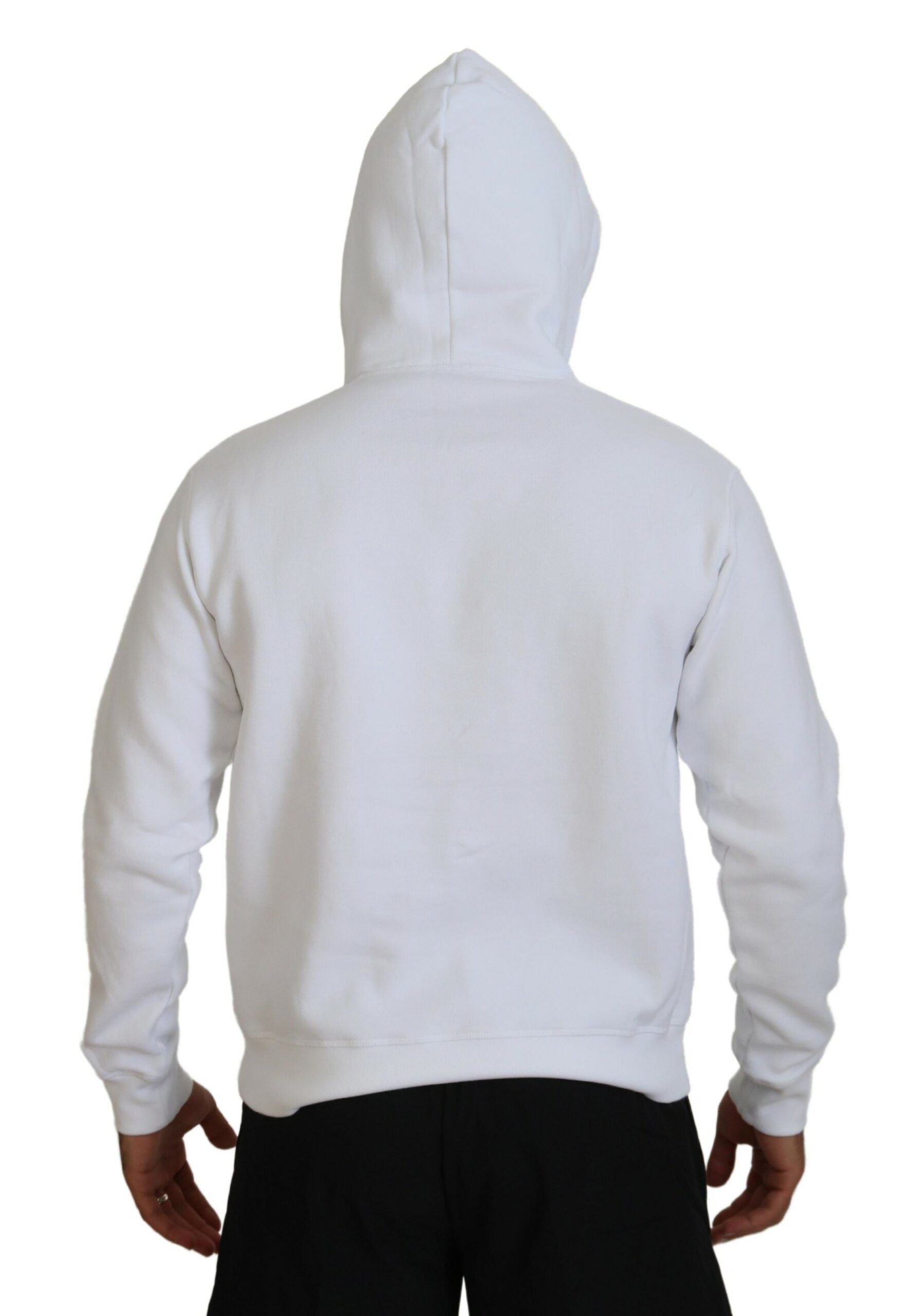 Cotton Hooded Printed Men Pullover Men's Sweater (Pre-Owned) - Dsquared² - Modalova