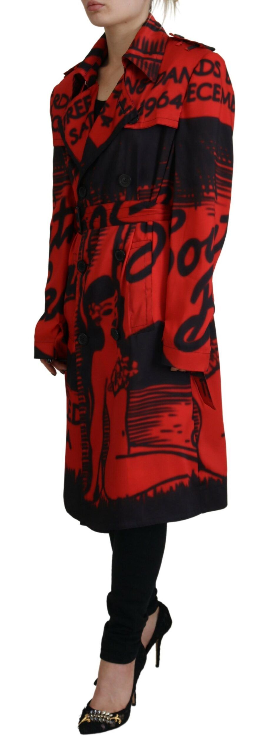 Printed Button Collared Desigual Coat Women's Jacket (Pre-Owned) - Dsquared² - Modalova
