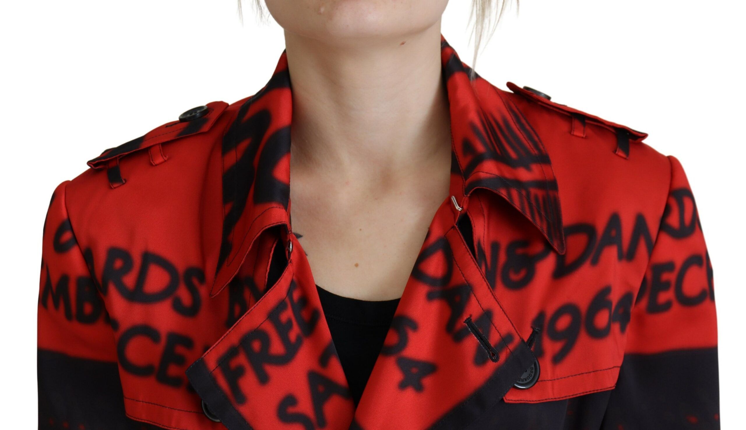 Printed Button Collared Desigual Coat Women's Jacket (Pre-Owned) - Dsquared² - Modalova