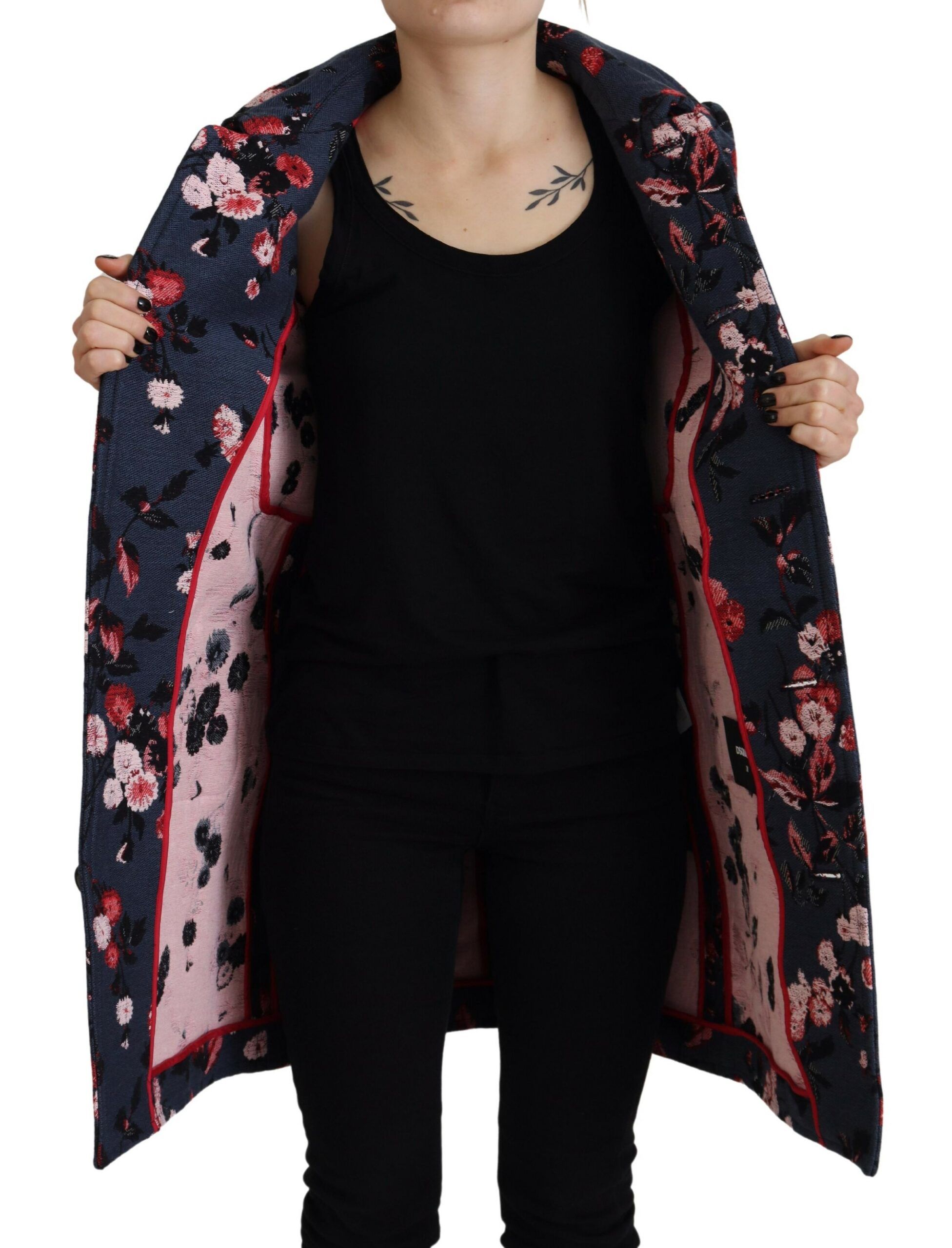Printed Women Long Coat Blazer Women's Jacket (Pre-Owned) - Dsquared² - Modalova