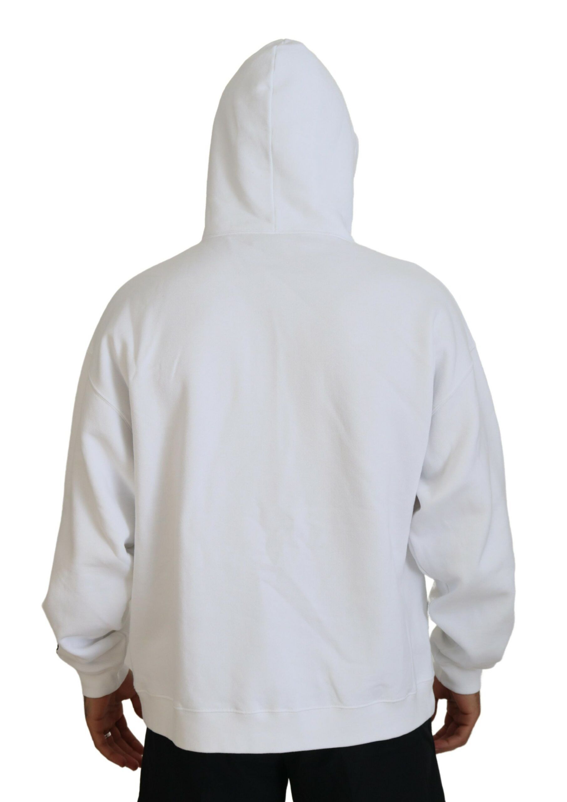 Cotton Hooded Printed Men Pullover Men's Sweater (Pre-Owned) - Dsquared² - Modalova