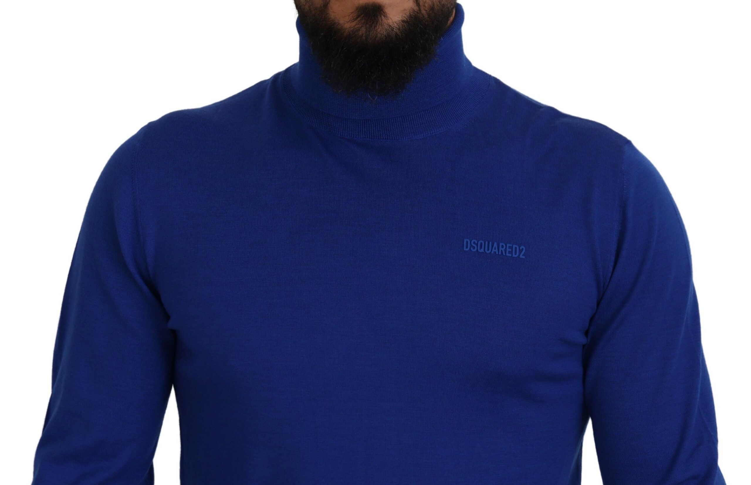 Logo Print Long Sleeves Turtle Neck Men's Sweater (Pre-Owned) - Dsquared² - Modalova