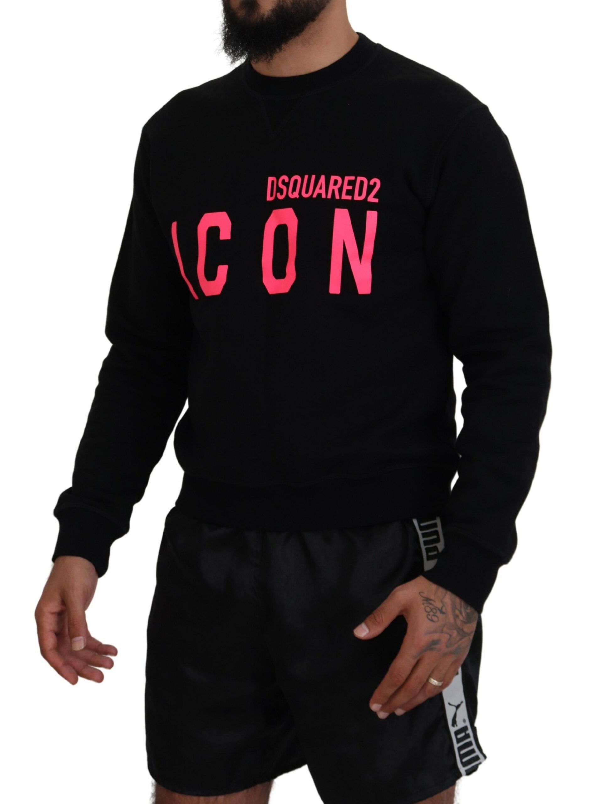 Printed Long Sleeves Pullover Men's Sweater (Pre-Owned) - Dsquared² - Modalova