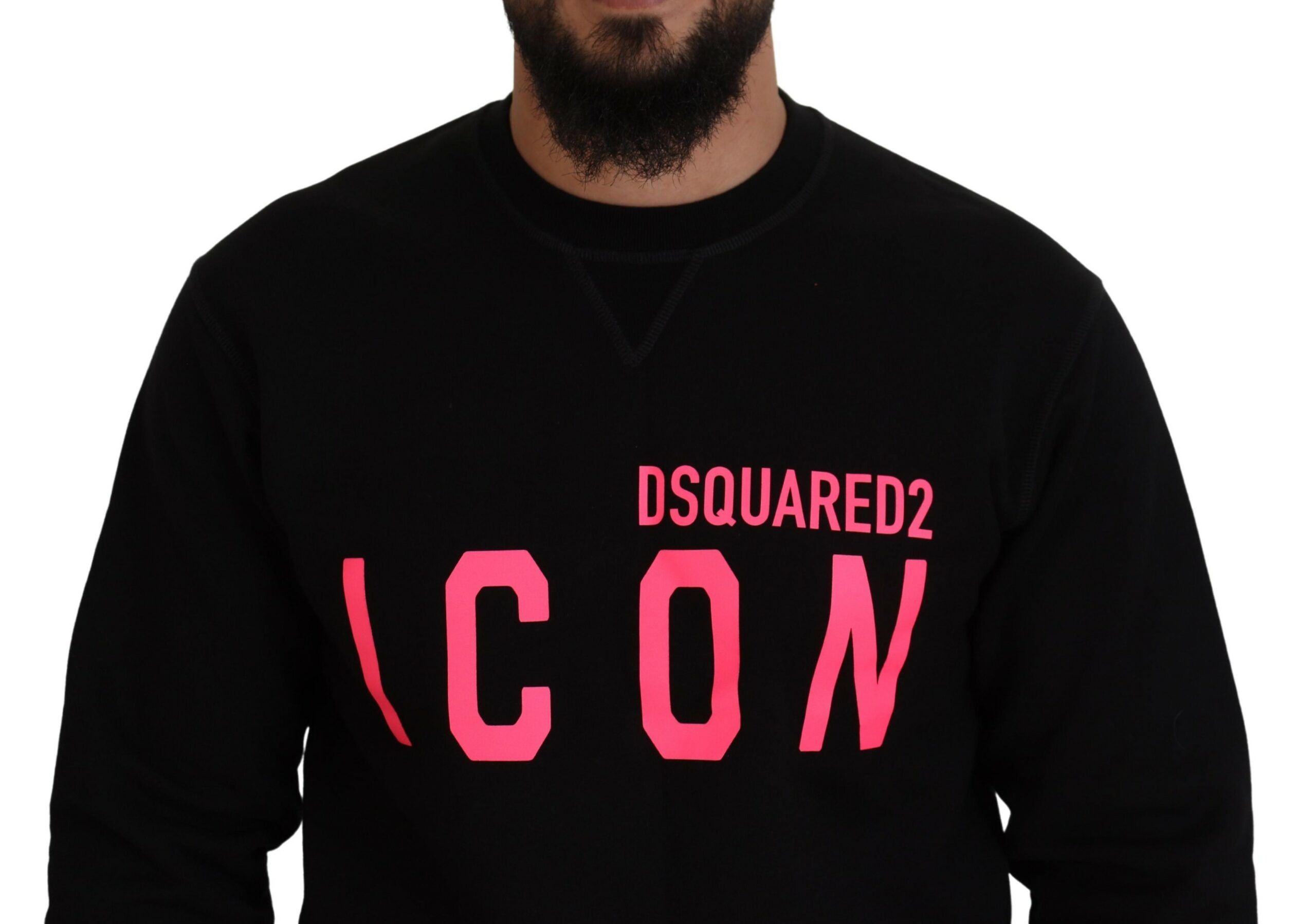 Printed Long Sleeves Pullover Men's Sweater (Pre-Owned) - Dsquared² - Modalova
