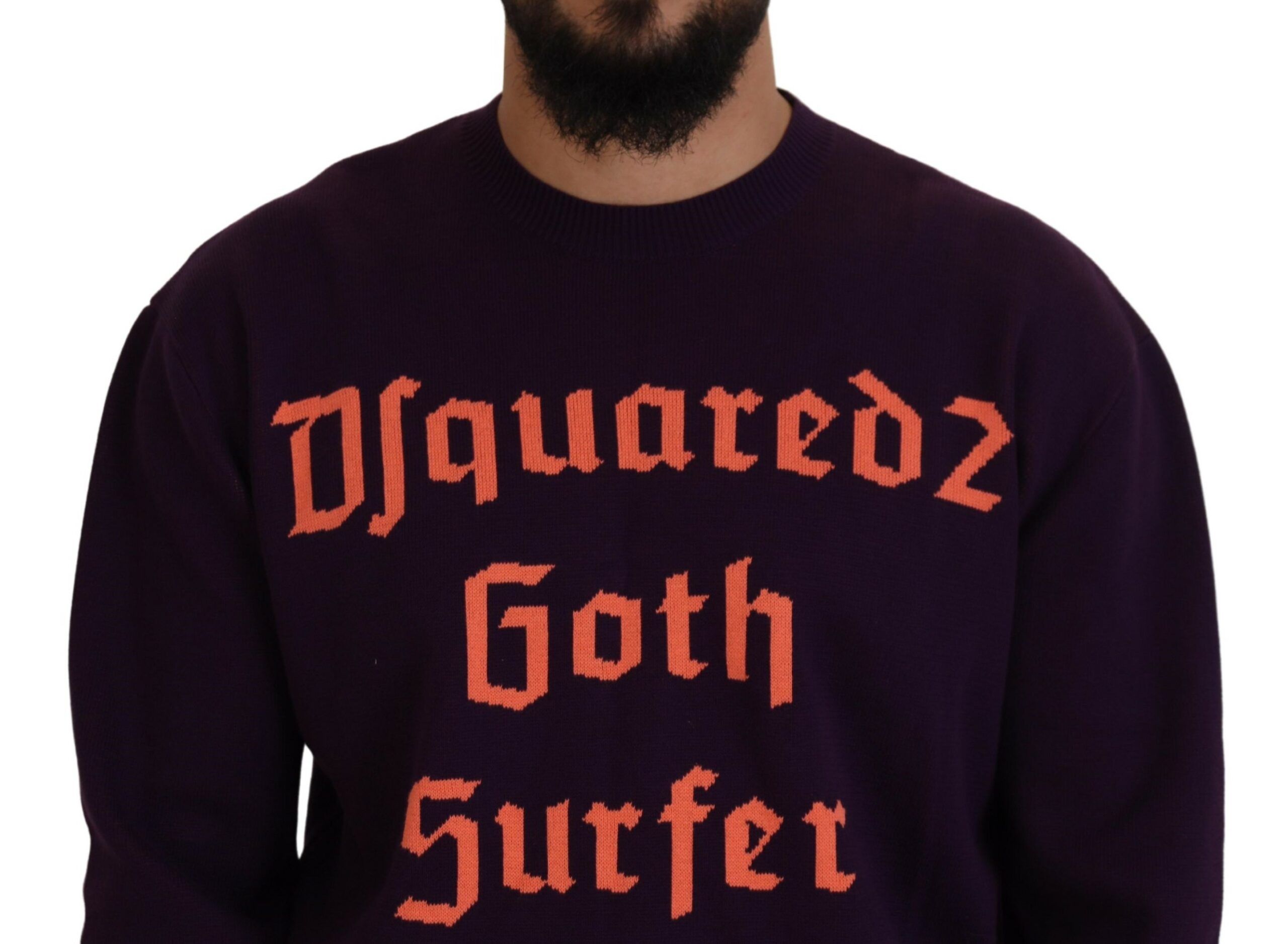 Cotton Printed Men Pullover Men's Sweater (Pre-Owned) - Dsquared² - Modalova