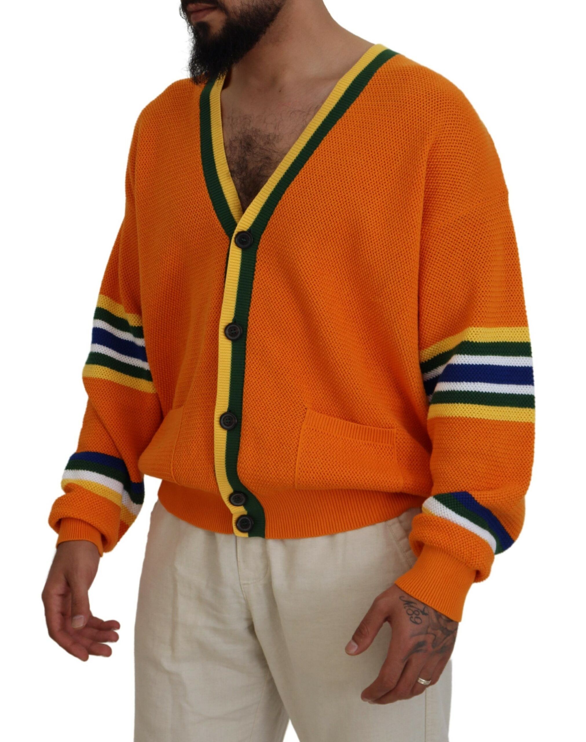 Cotton Long Sleeves Men Cardigan Men's Sweater (Pre-Owned) - Dsquared² - Modalova