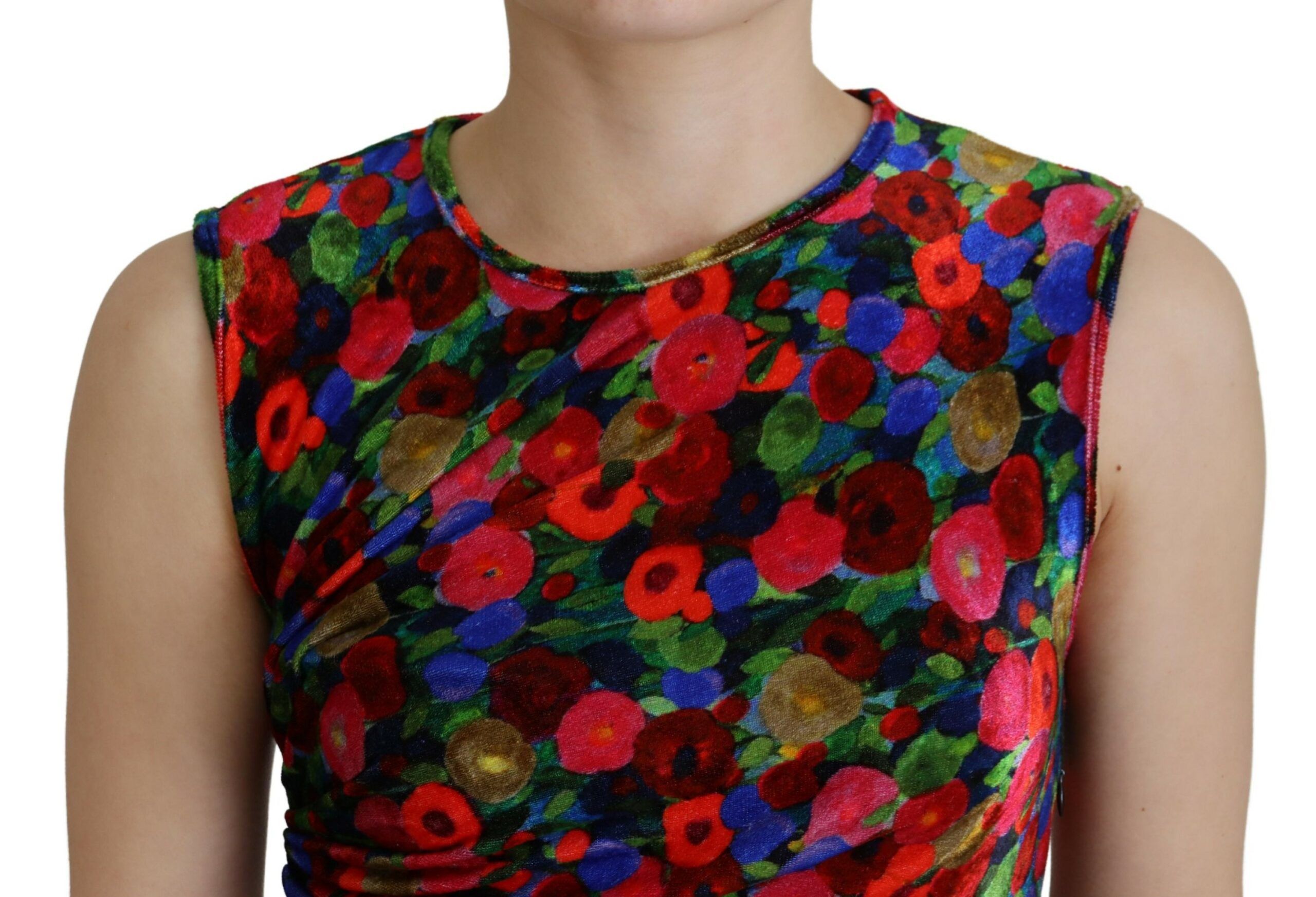 Floral Bodycon Ruched Maxi Women's Dress (Pre-Owned) - Dsquared² - Modalova