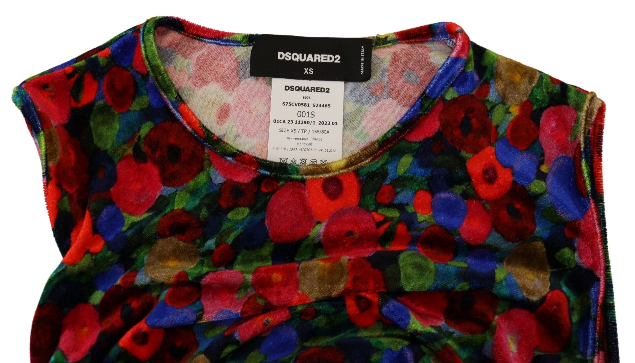 Floral Bodycon Ruched Maxi Women's Dress (Pre-Owned) - Dsquared² - Modalova