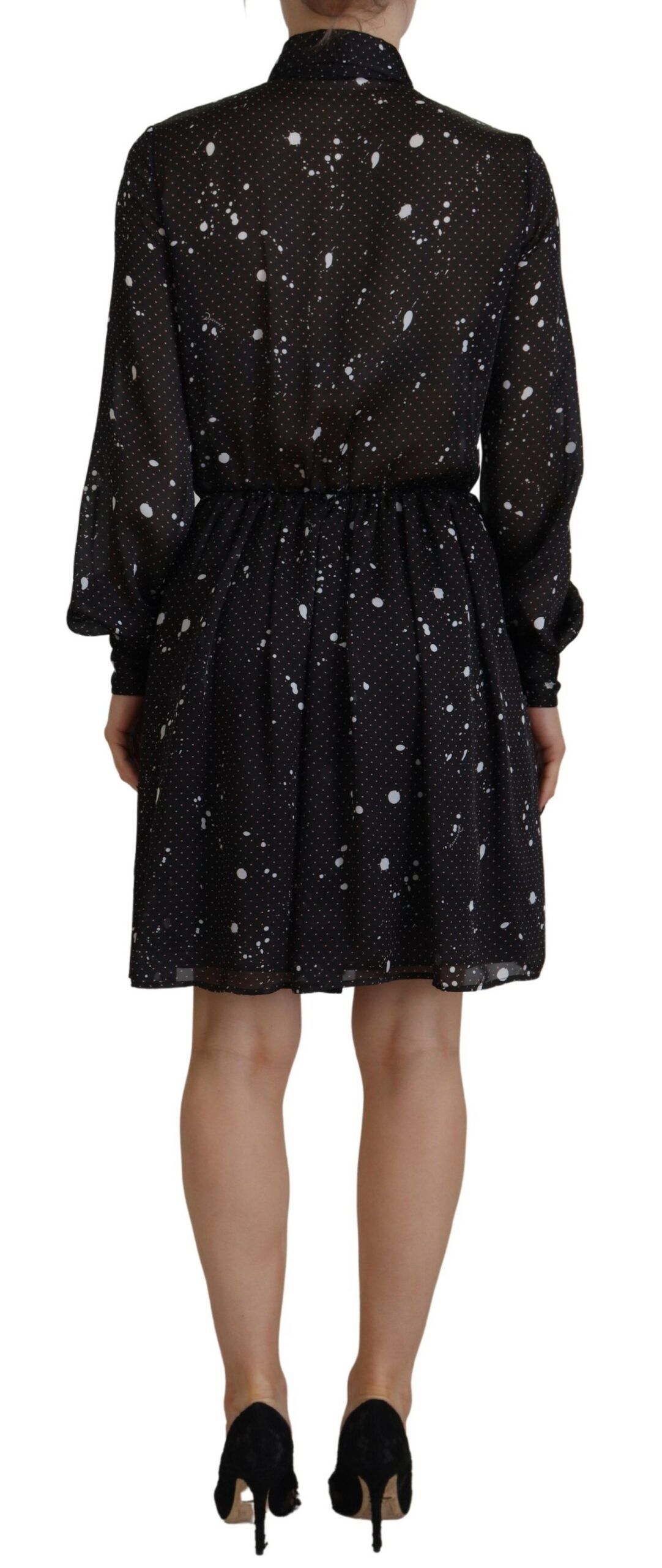 Polka Dot Long Sleeves Button Down Women's Dress (Pre-Owned) - Dsquared² - Modalova