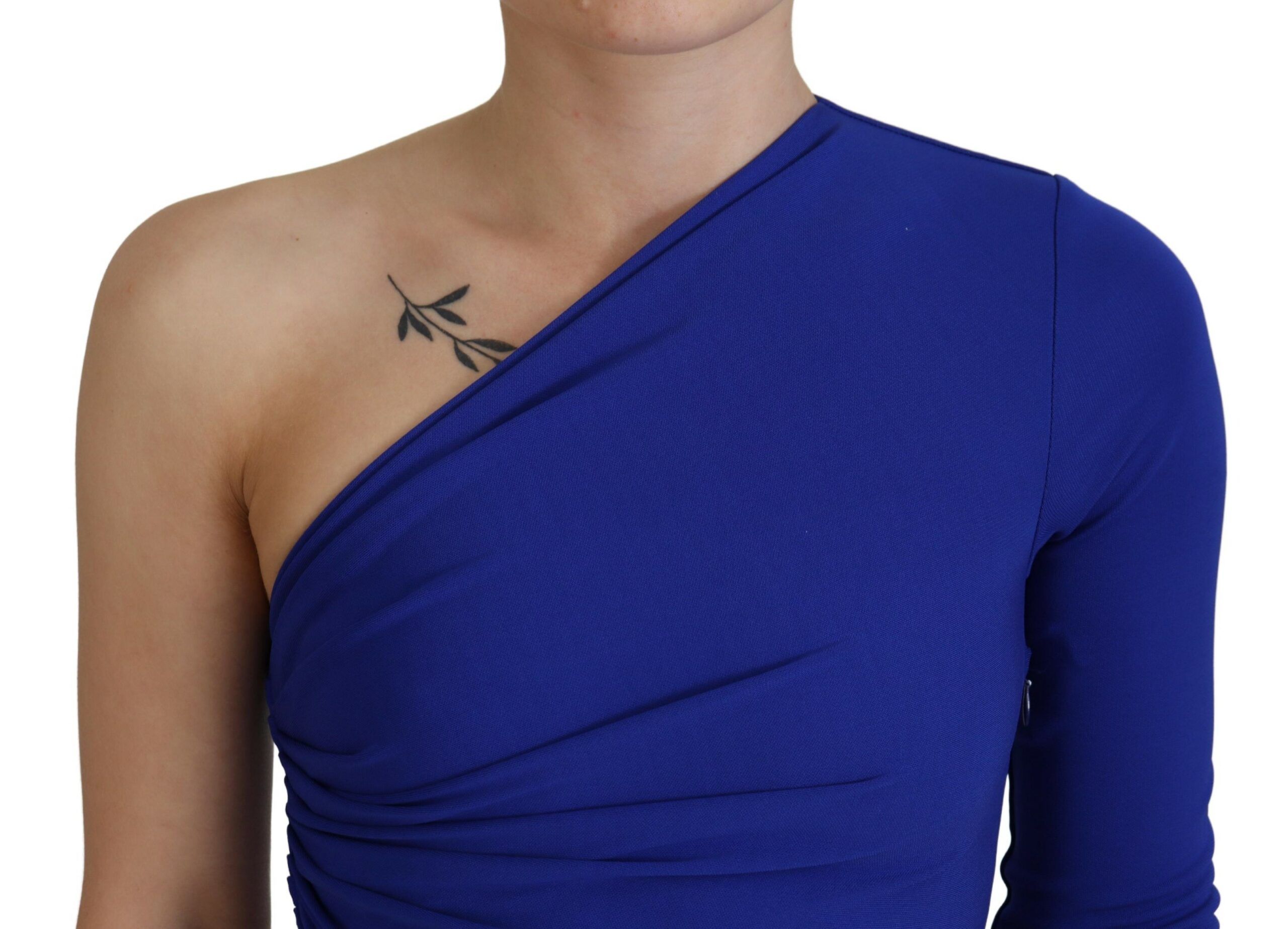 Viscose One Shoulder Bodycon Ruched Mini Women's Dress (Pre-Owned) - Dsquared² - Modalova