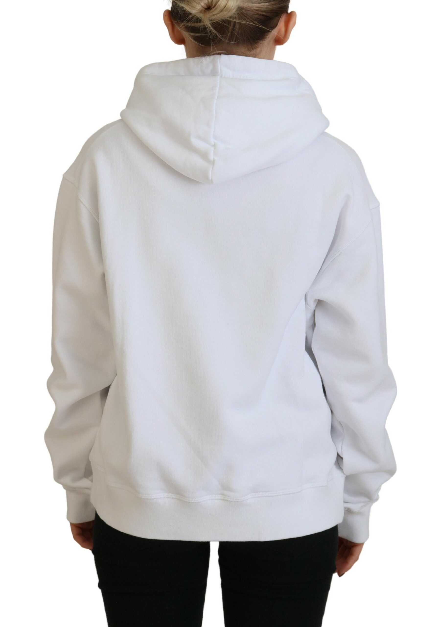 Logo Patch Cotton Hoodie Sweatshirt Women's Sweater (Pre-Owned) - Dsquared² - Modalova