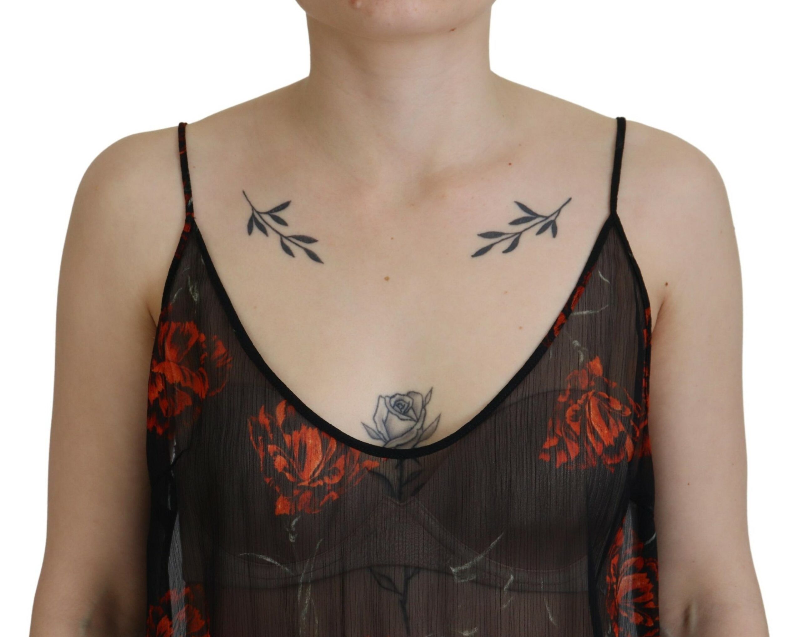 Floral Print Spaghetti Strap Tank Blouse Women's Top (Pre-Owned) - Dsquared² - Modalova