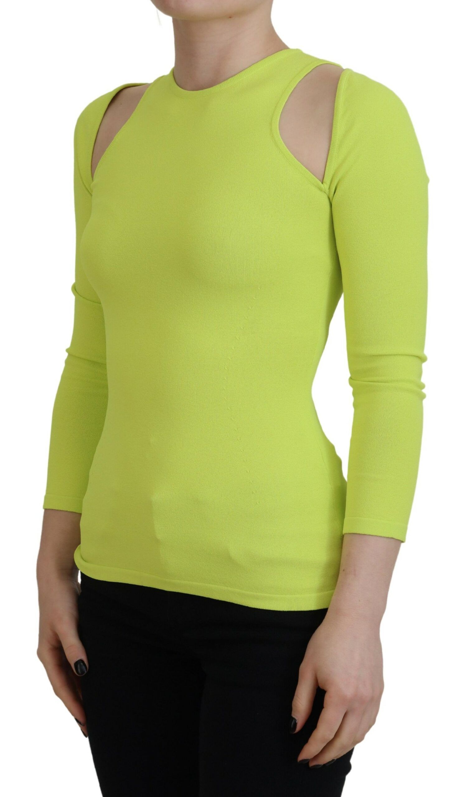 Yellow Viscose Open Shoulder Long Sleeves Women's Top (Pre-Owned) - Dsquared² - Modalova