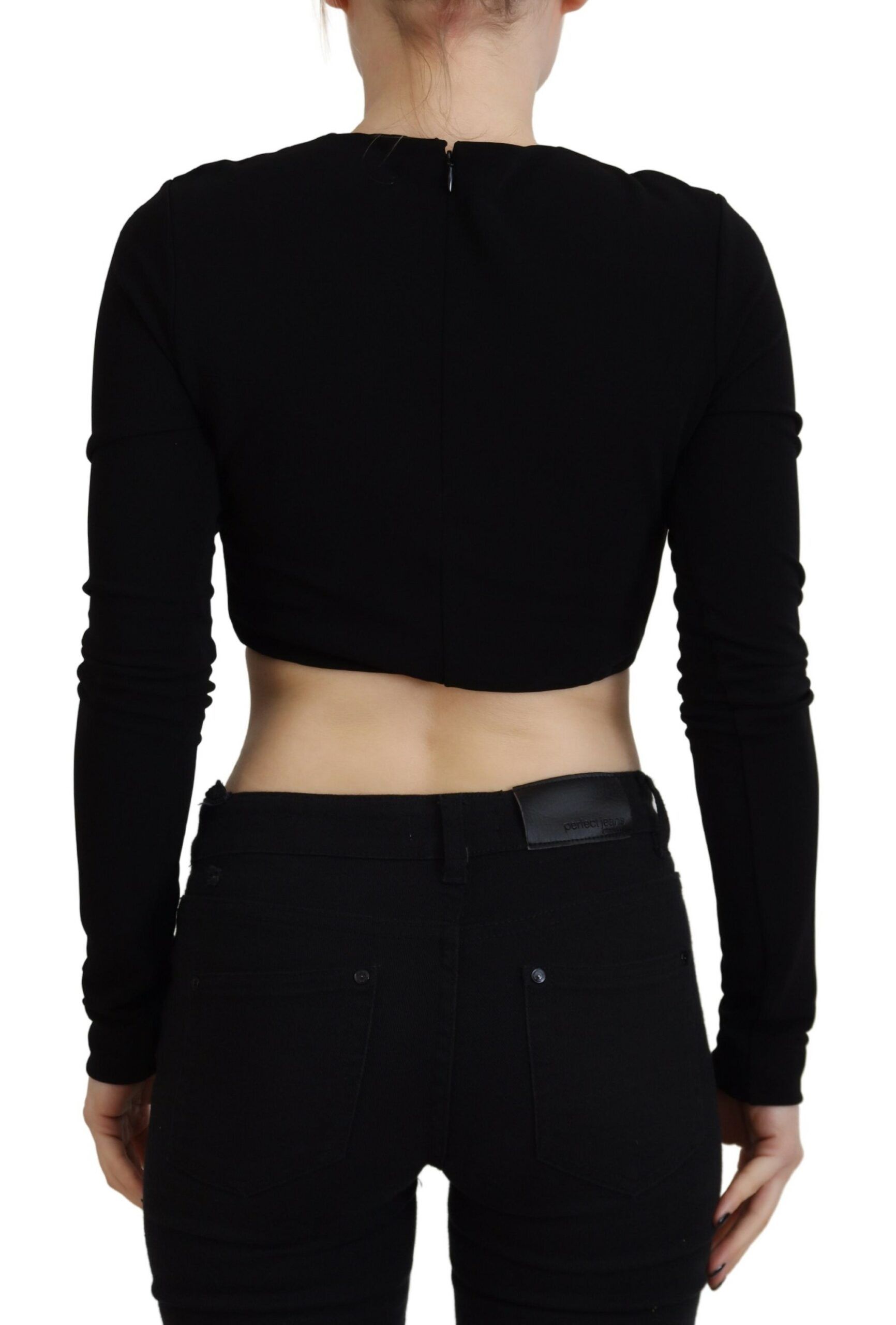 Viscose Cropped Round Neck Long Sleeves Women's Top (Pre-Owned) - Dsquared² - Modalova