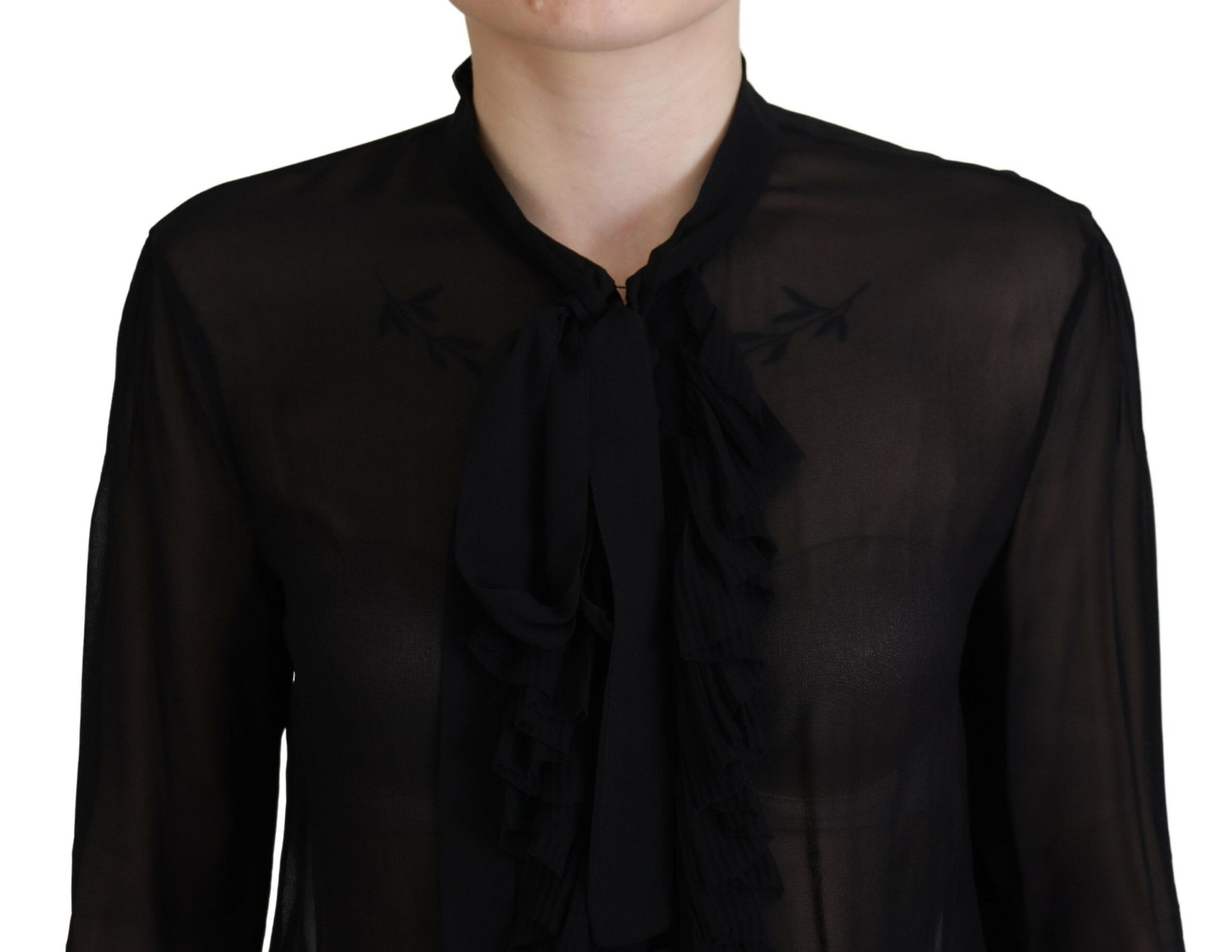 Viscose Long Sleeves See Through Blouse Women's Top (Pre-Owned) - Dsquared² - Modalova