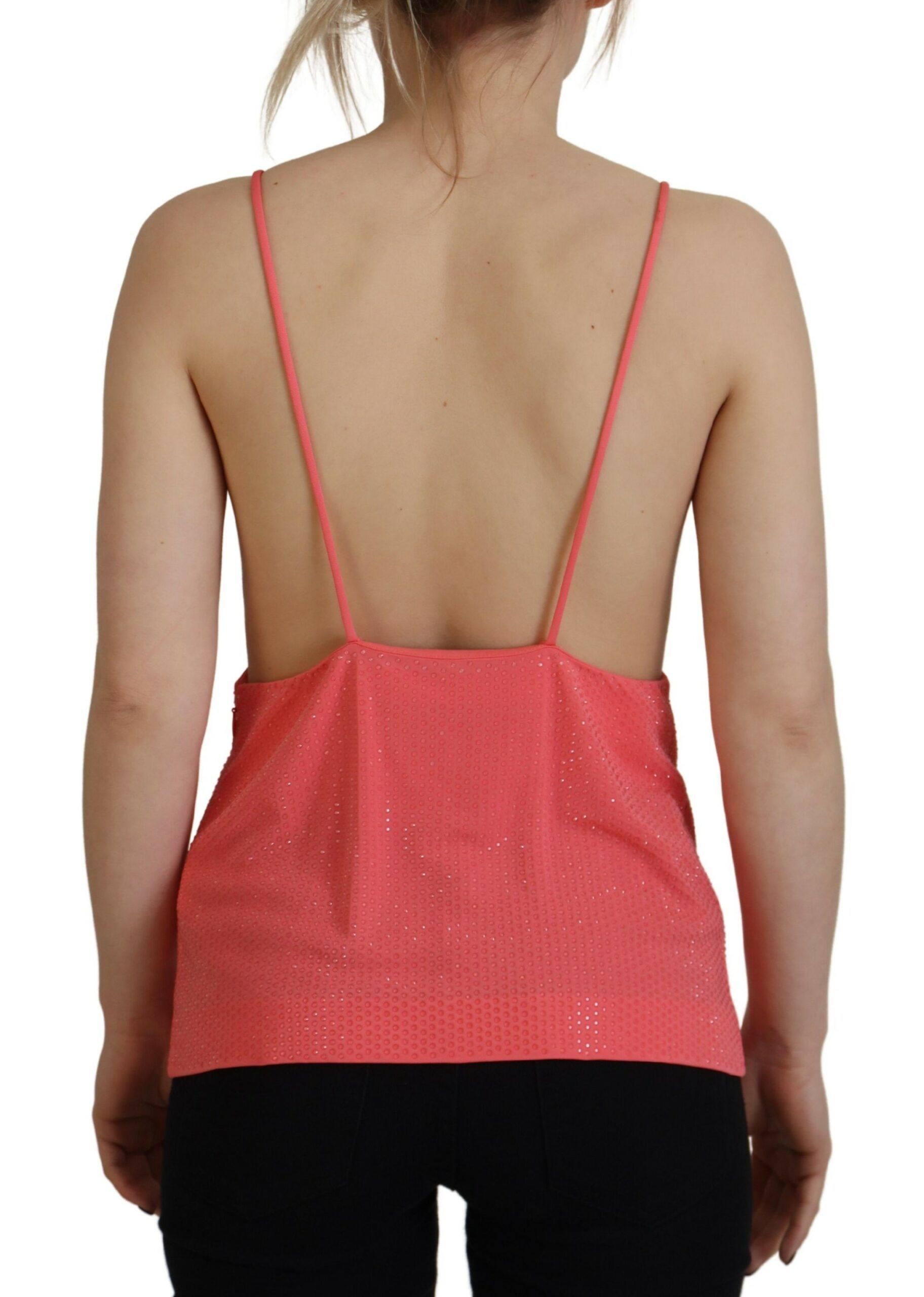 Sleeveless Spaghetti Strap Cami V-neck Women's Top (Pre-Owned) - Dsquared² - Modalova