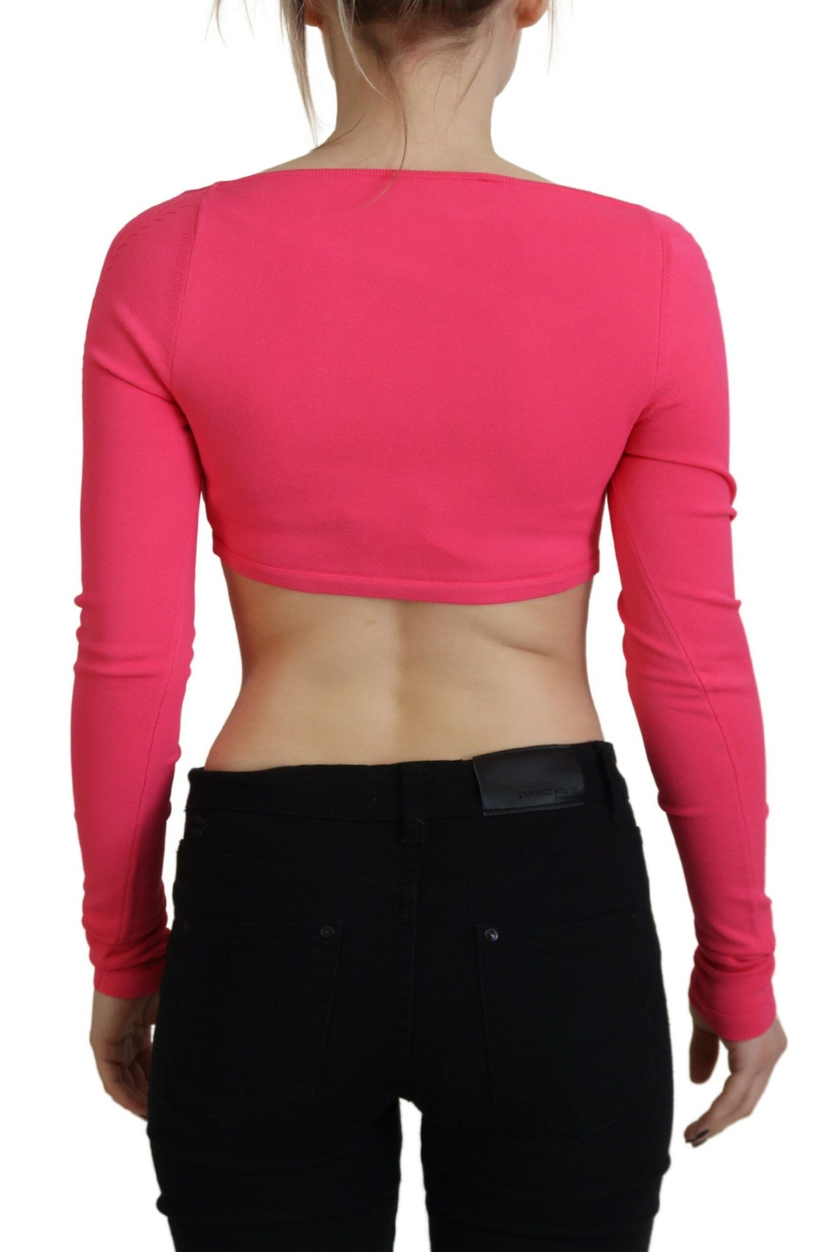 Viscose Knit Square Neck Long Sleeves Women's Top (Pre-Owned) - Dsquared² - Modalova