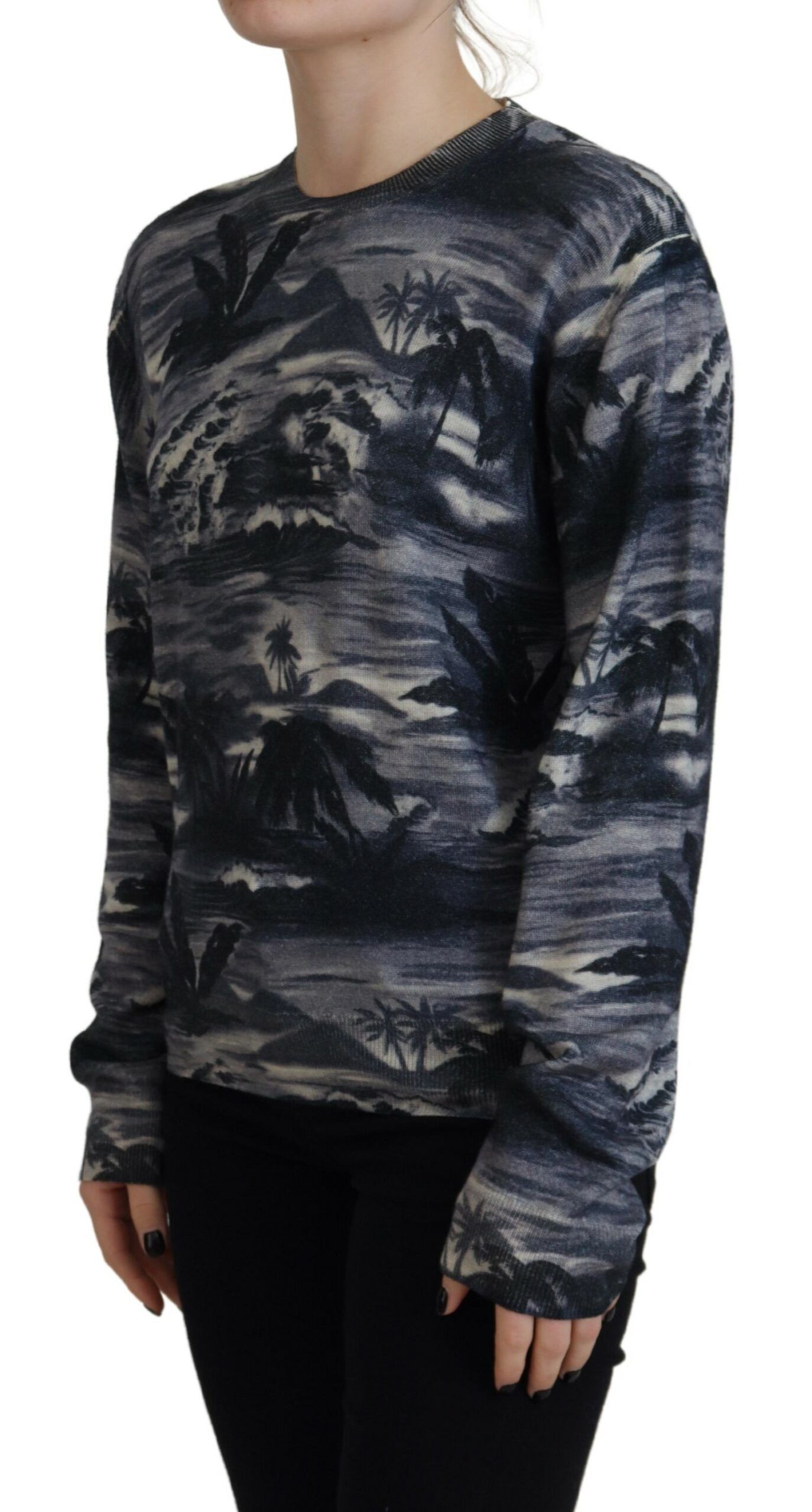 Long Sleeve Thunder Sky Print Casual Women's Sweater (Pre-Owned) - Dsquared² - Modalova