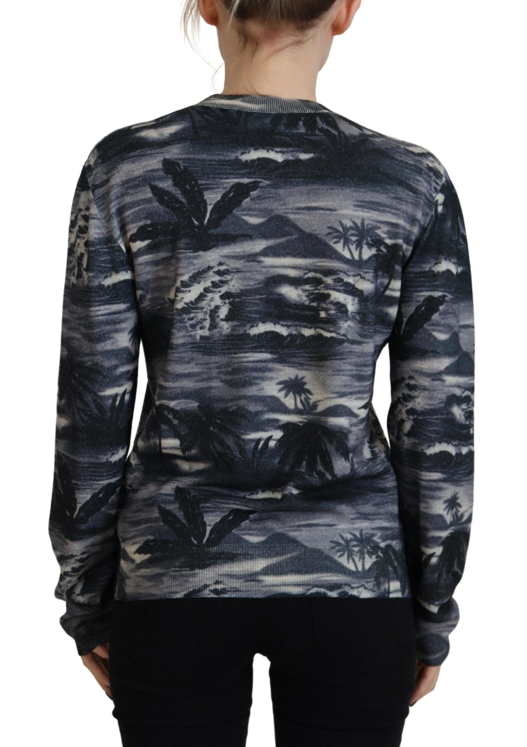 Long Sleeve Thunder Sky Print Casual Women's Sweater (Pre-Owned) - Dsquared² - Modalova