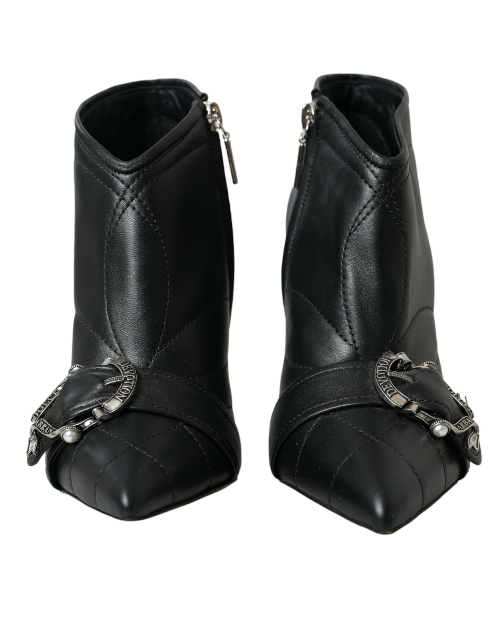 Devotion Quilted Buckled Boots Women's Shoes - Dolce & Gabbana - Modalova