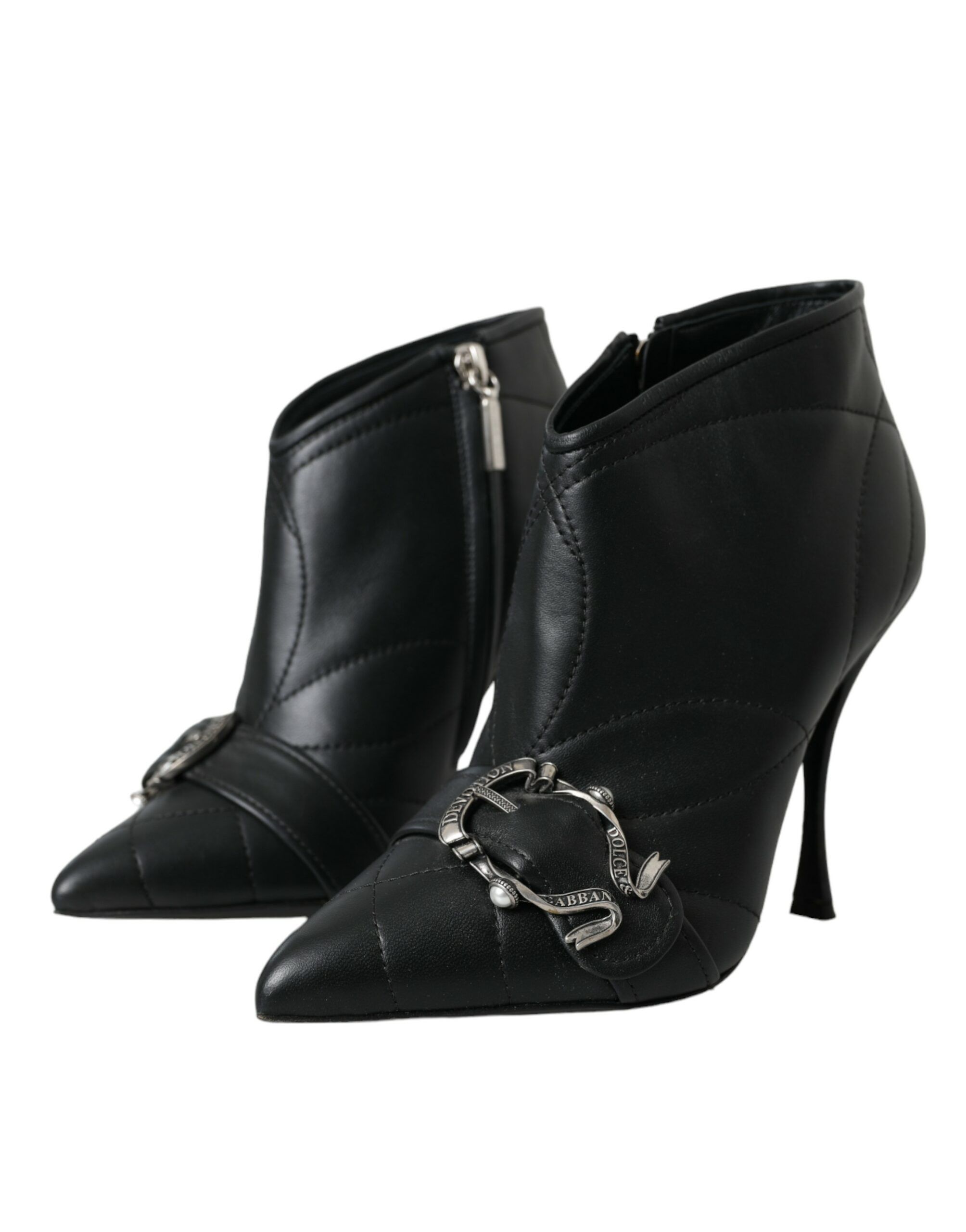 Devotion Quilted Buckled Boots Women's Shoes - Dolce & Gabbana - Modalova