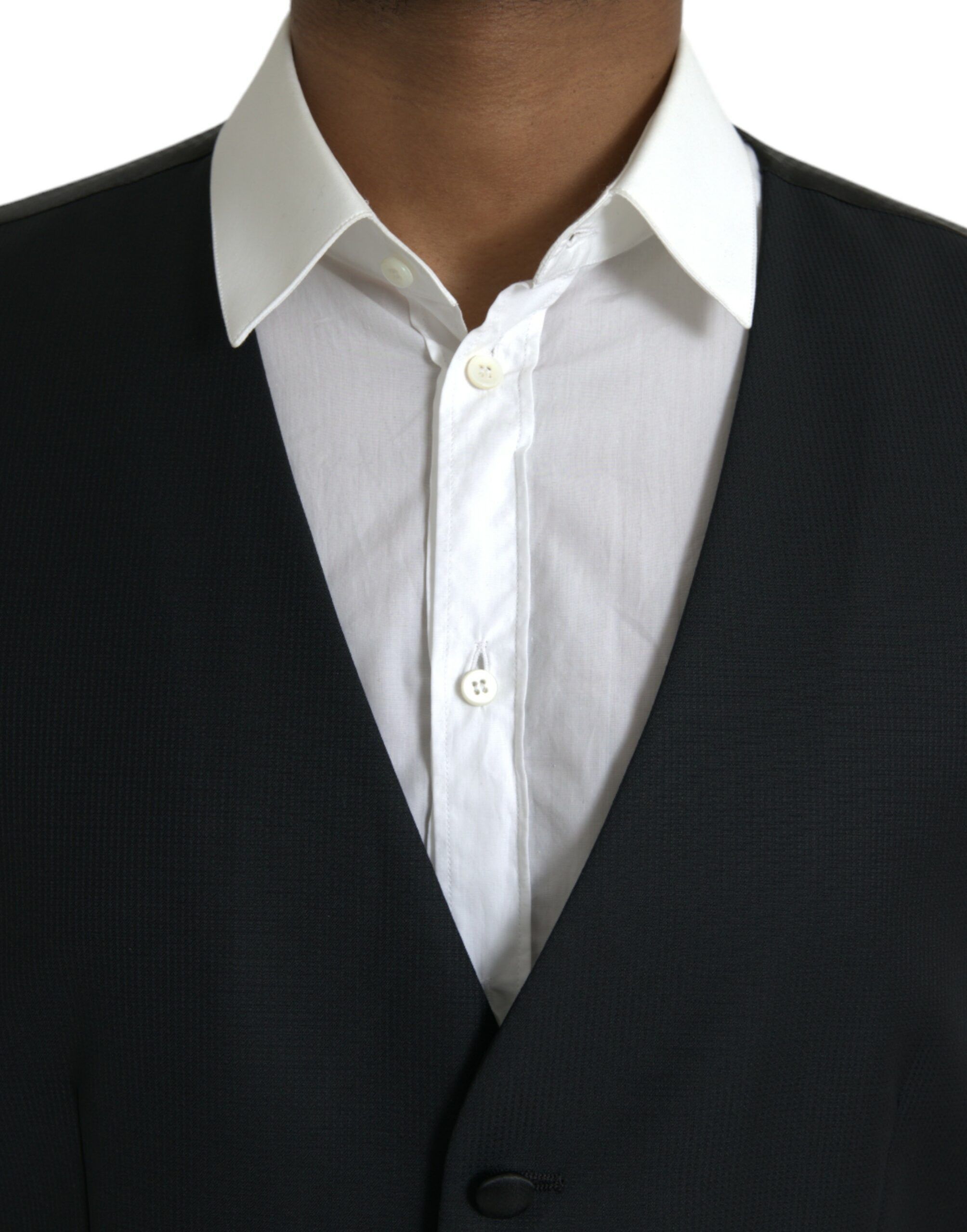 Wool Waistcoat Dress Formal Men's Vest - Dolce & Gabbana - Modalova