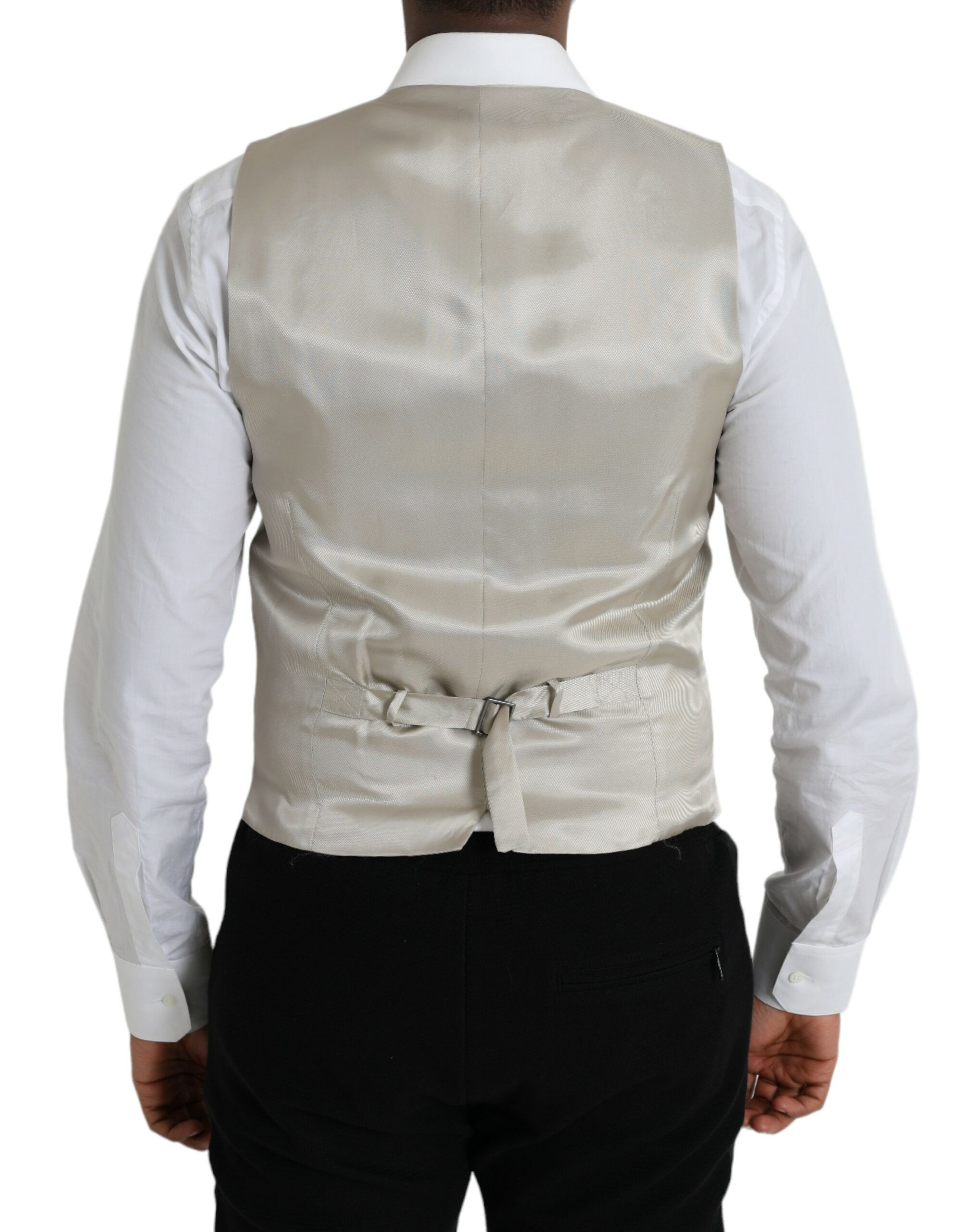 Light Wool Formal Dress Waistcoat Men's Vest - Dolce & Gabbana - Modalova