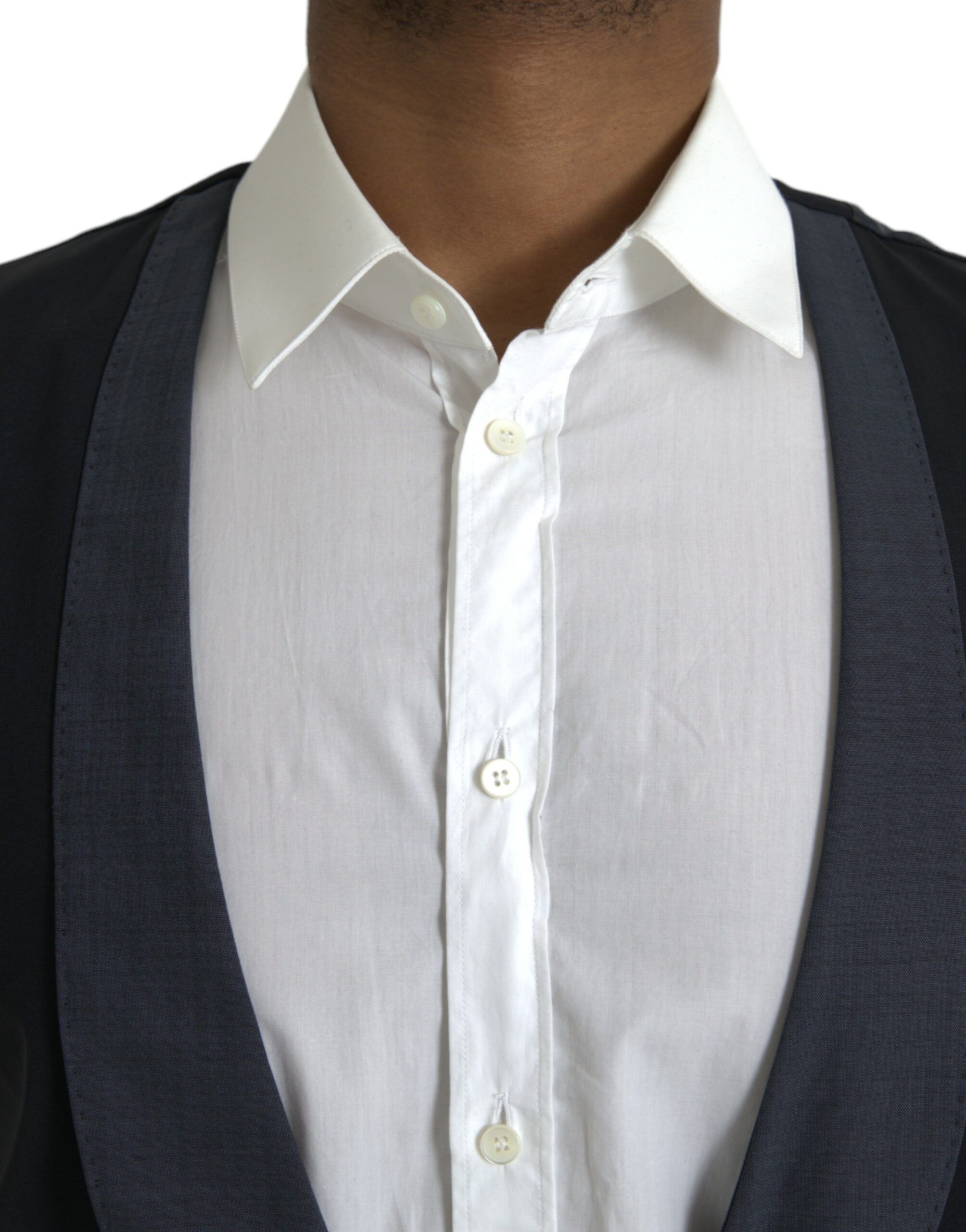 Wool Waistcoat Dress Formal Men's Vest - Dolce & Gabbana - Modalova