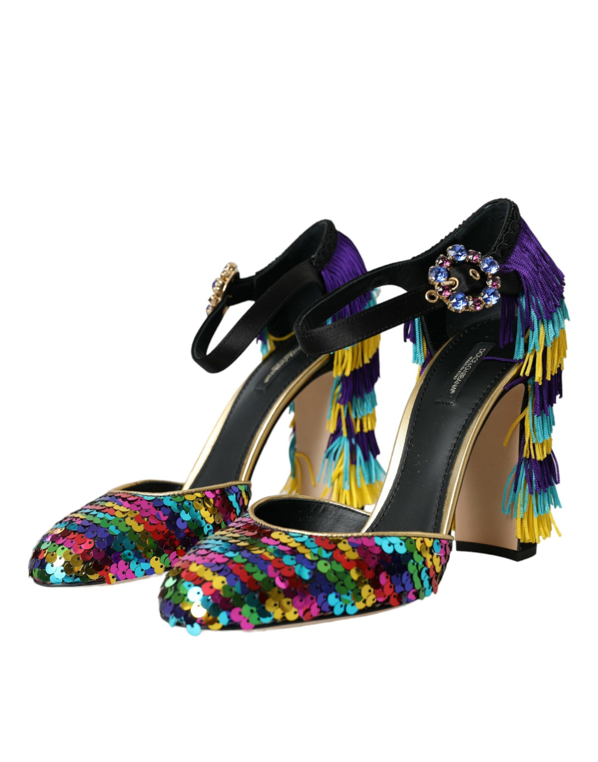Sequin Crystal Mary Jane Women's Shoes - Dolce & Gabbana - Modalova