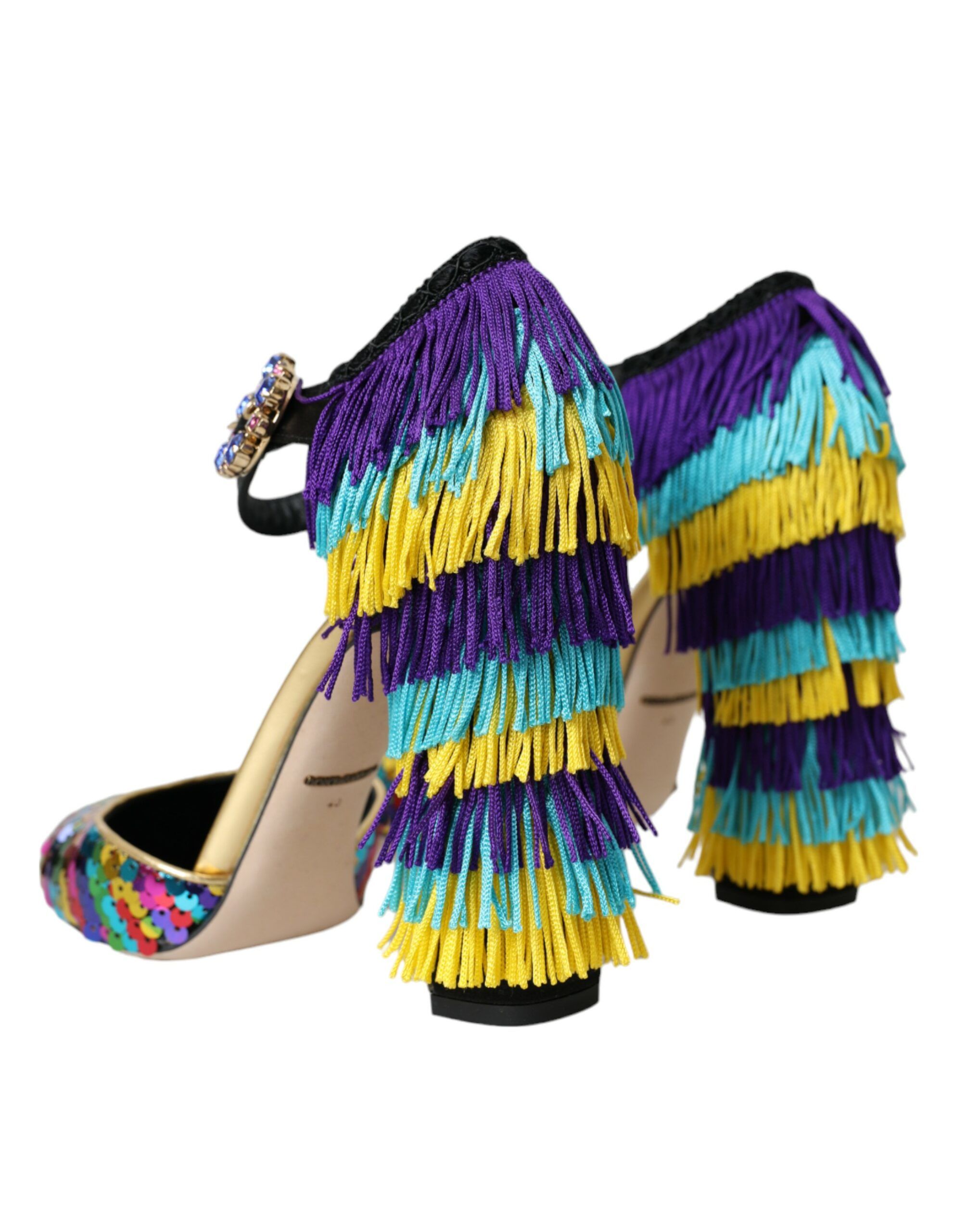 Sequin Crystal Mary Jane Women's Shoes - Dolce & Gabbana - Modalova