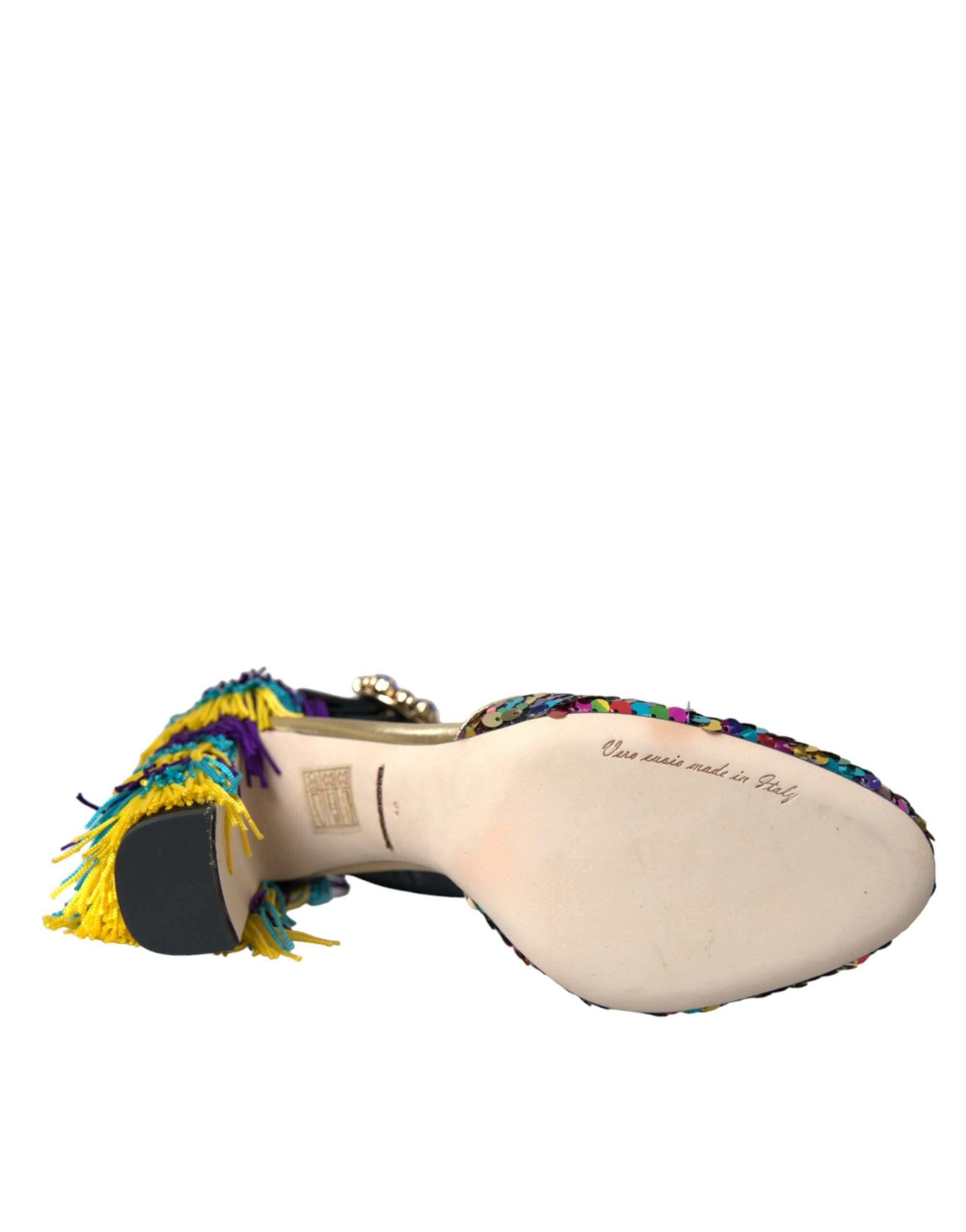 Sequin Crystal Mary Jane Women's Shoes - Dolce & Gabbana - Modalova