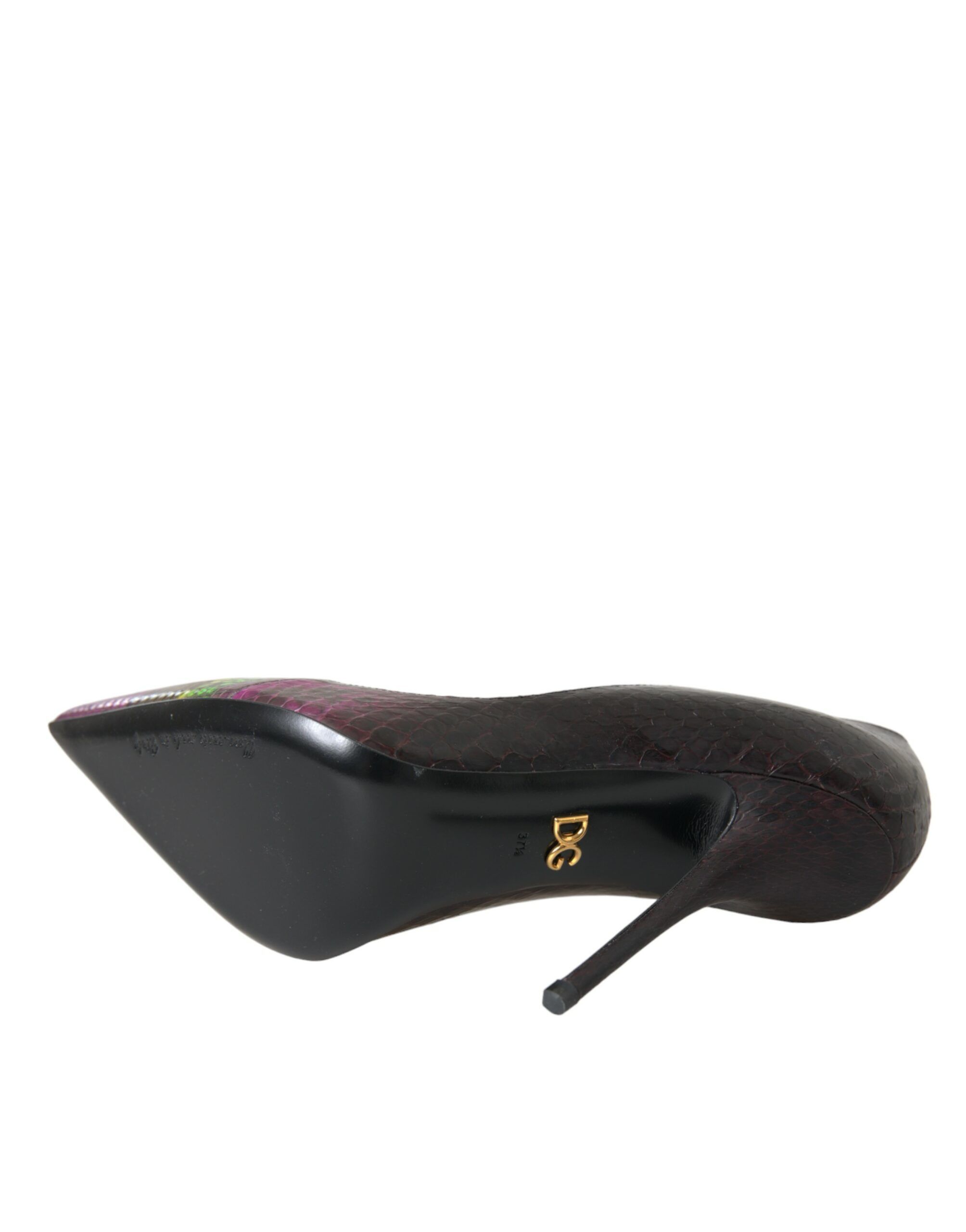 Exotic Leather Heels Pumps Women's Shoes - Dolce & Gabbana - Modalova