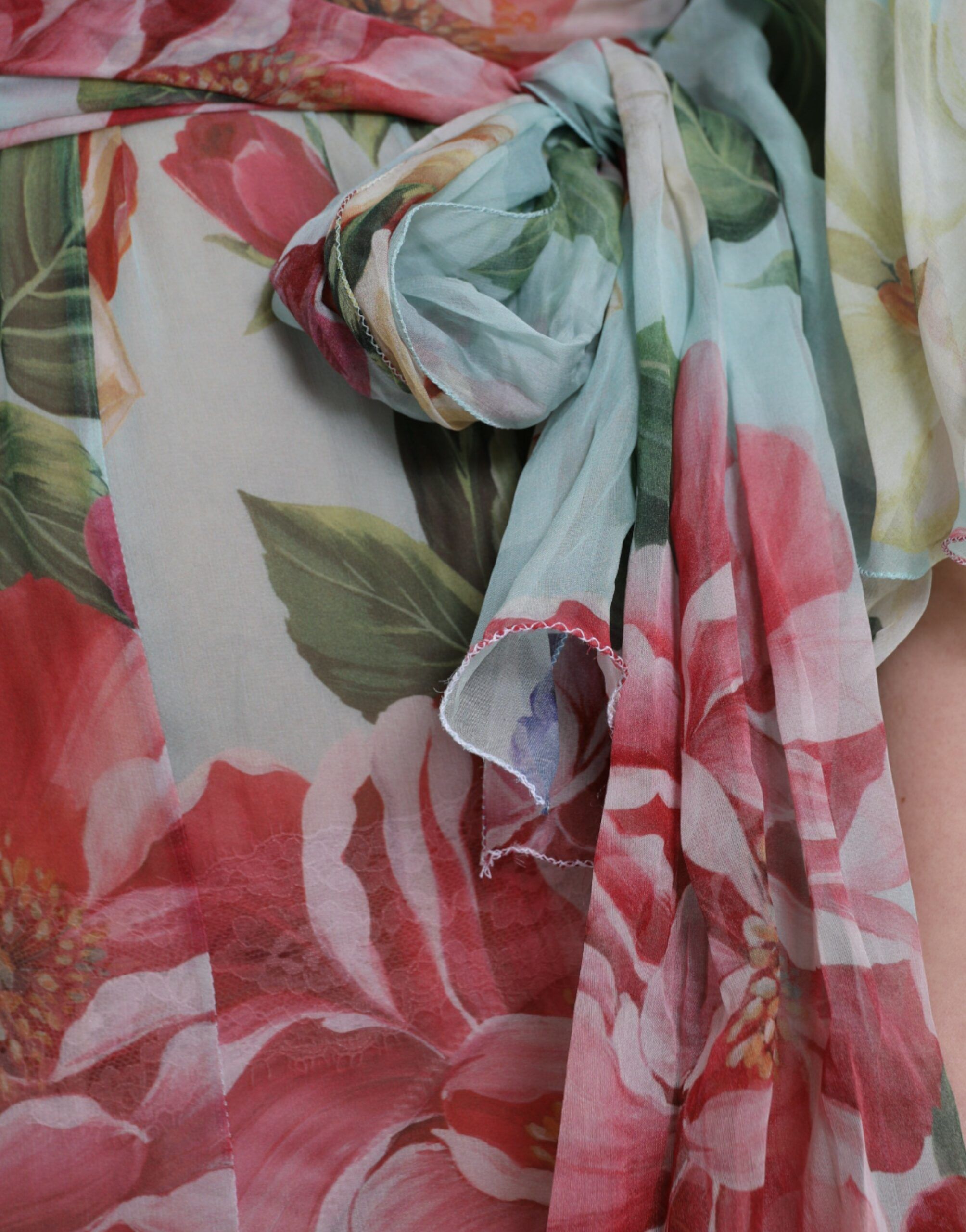 Floral Print Tiered Long Maxi Women's Dress - Dolce & Gabbana - Modalova
